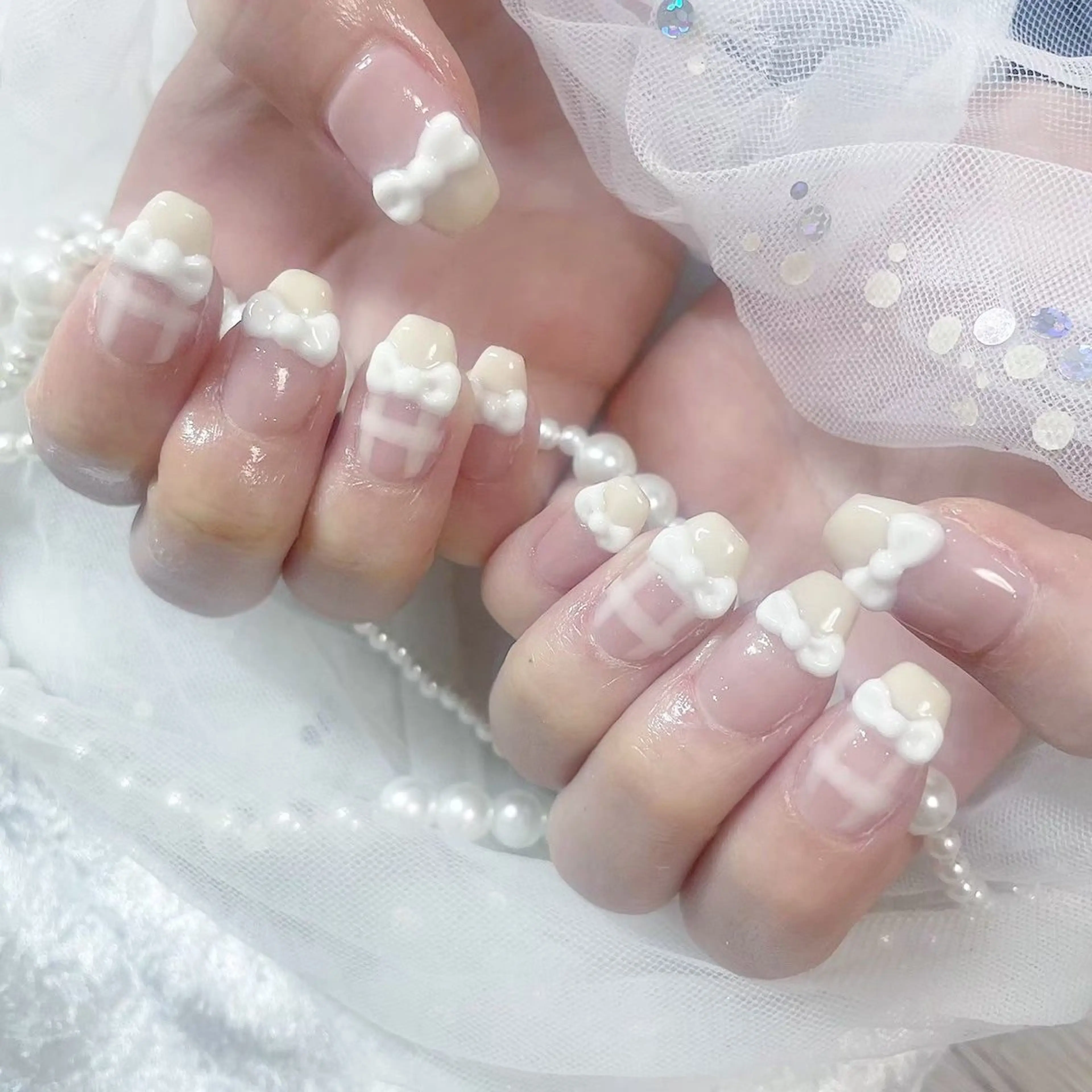 ネイル アートネイル 長さ出し フットネイル 韓国ネイル マグネットネイル ハンドネイル Kanako 💫のネイルデザイン