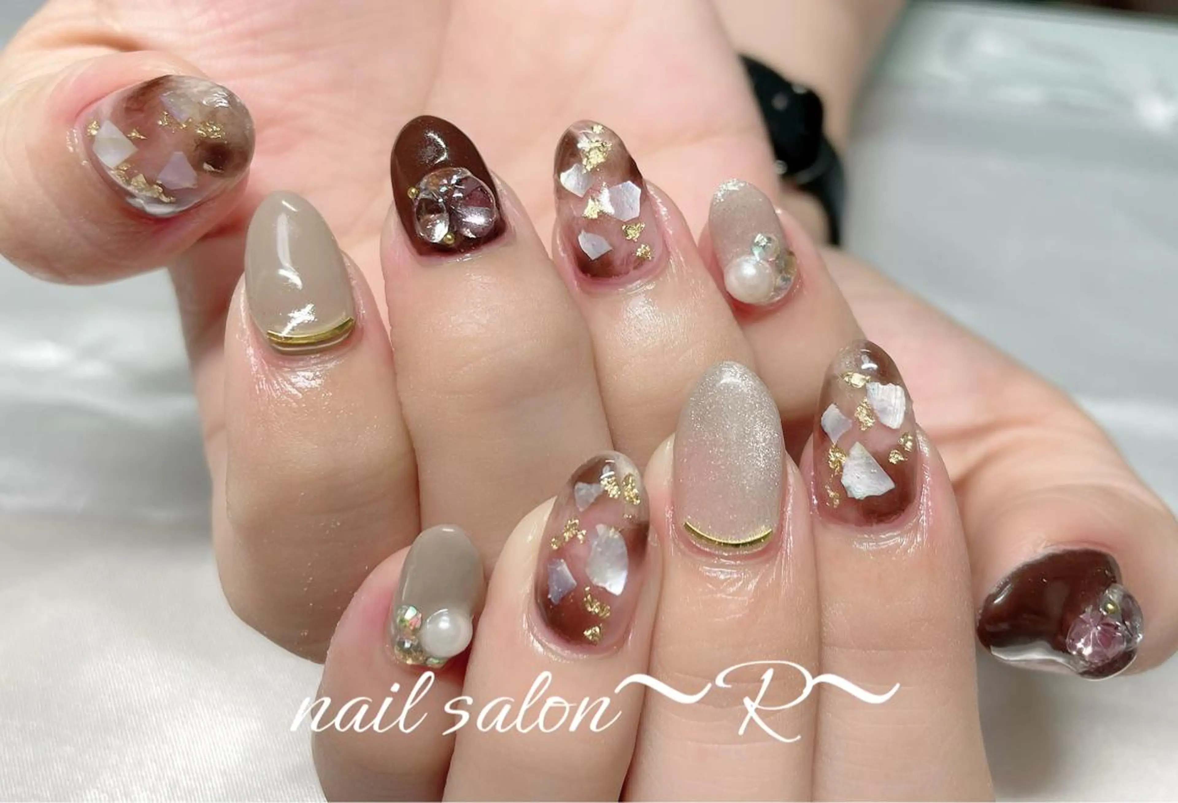 ネイル ハンドネイル 〜 R〜 プライベートサロンのネイルデザイン