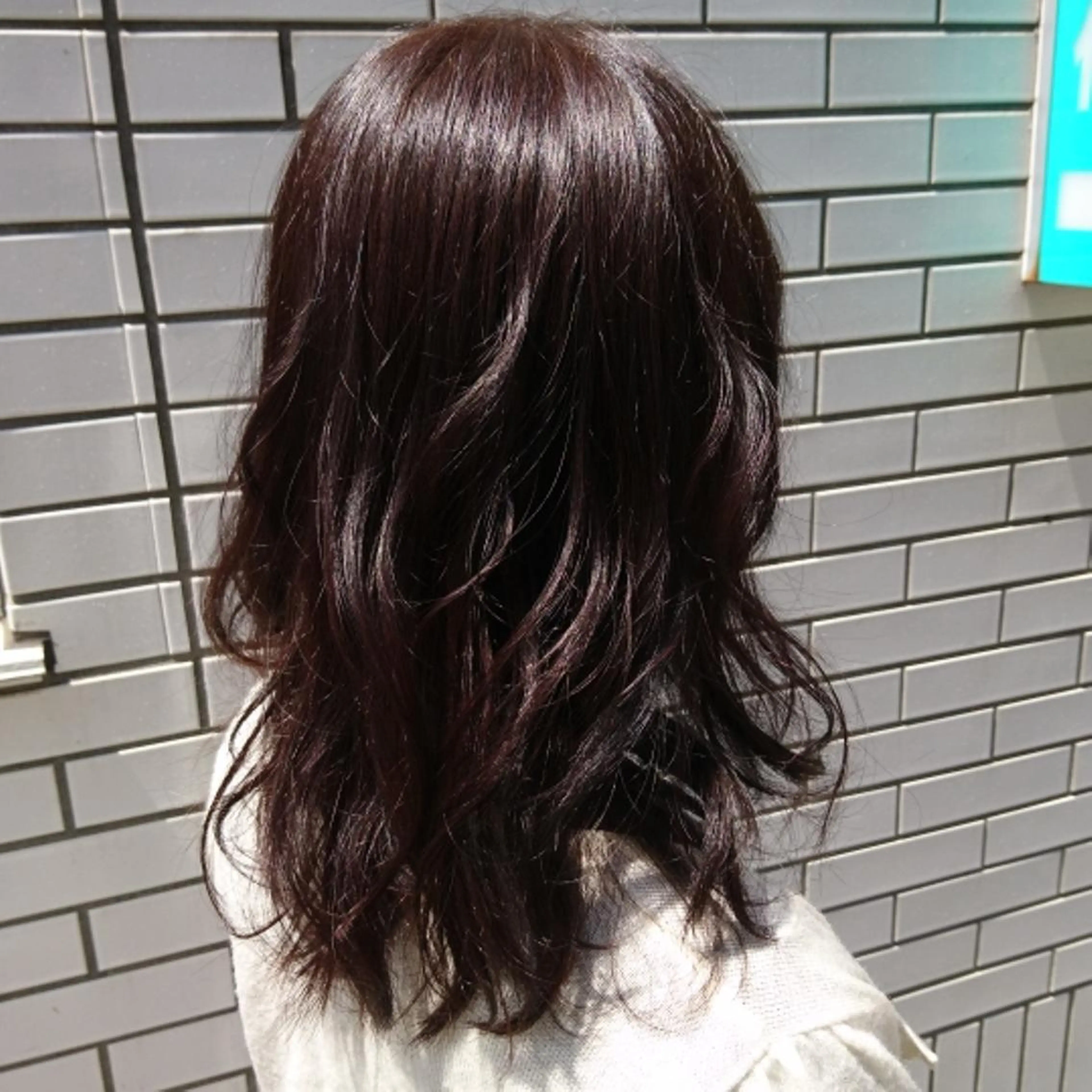 セミロング カラー レイヤーカット カット ヘアカラー 社内カット講師・店長 菅原賢一のヘアスタイル
