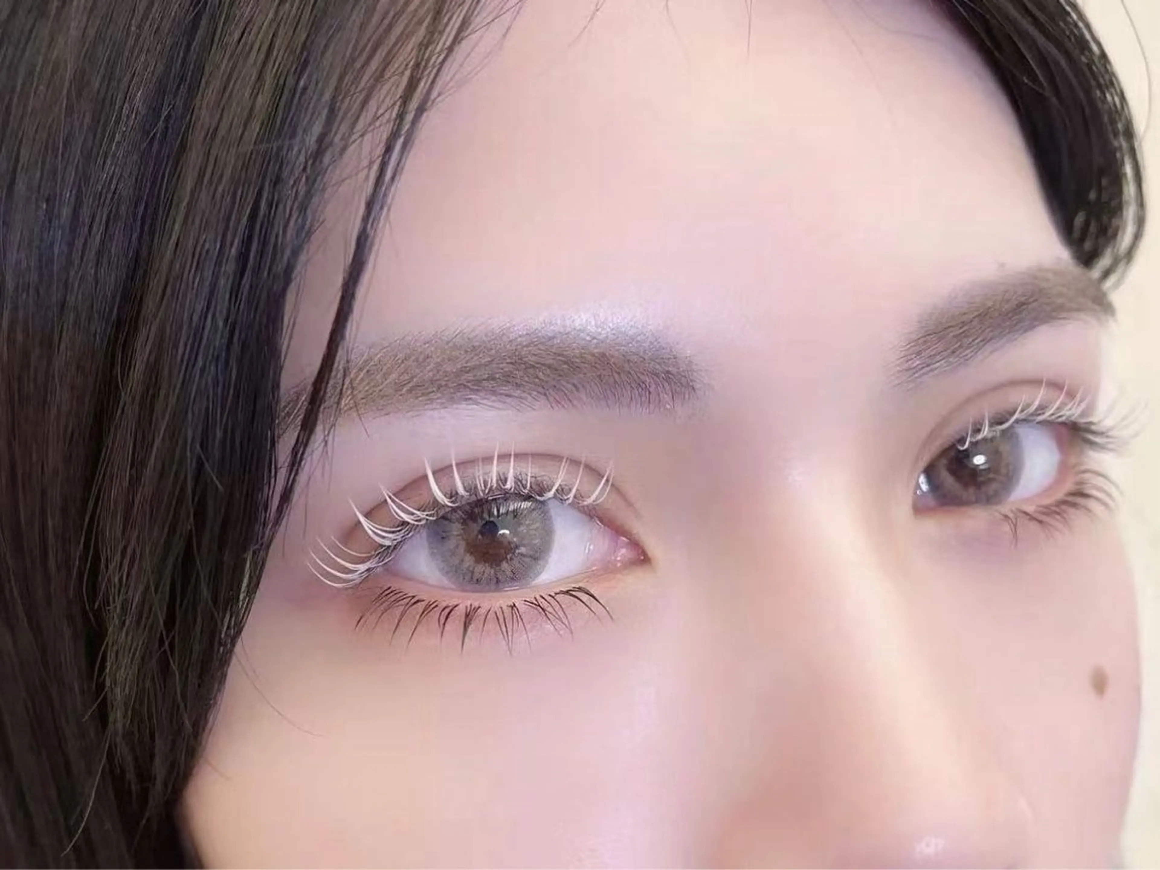 マツエク・マツパ 束感まつ毛 カラーマツエク フラットラッシュ 韓国風マツエク Lカール マツエク ALITA 池袋店✨のマツエク・マツパデザイン