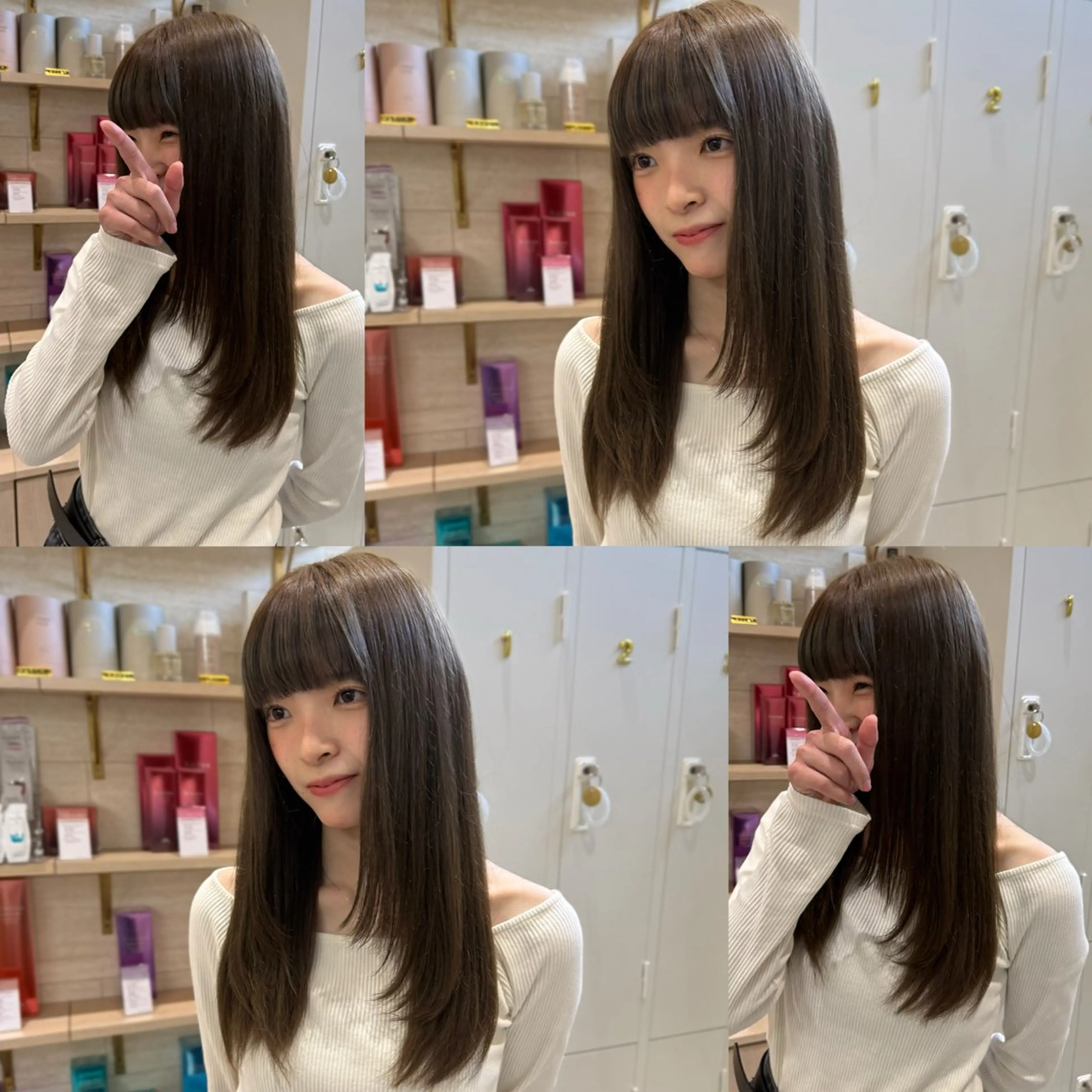 ロング ヘアカラー トリートメント Zina 熊本店 ワンホン/Juranのヘアスタイル