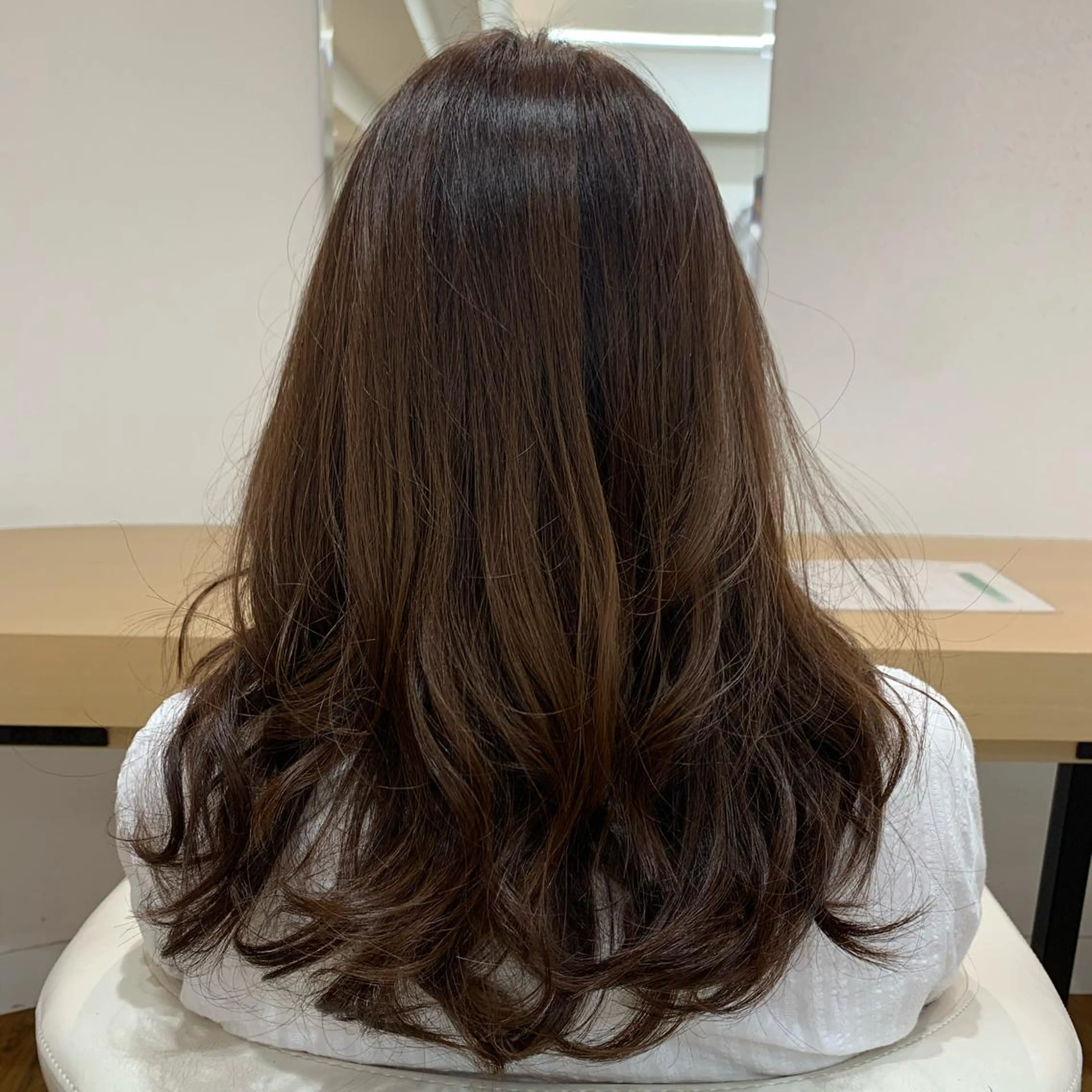 セミロング 大谷 菜月のヘアスタイル