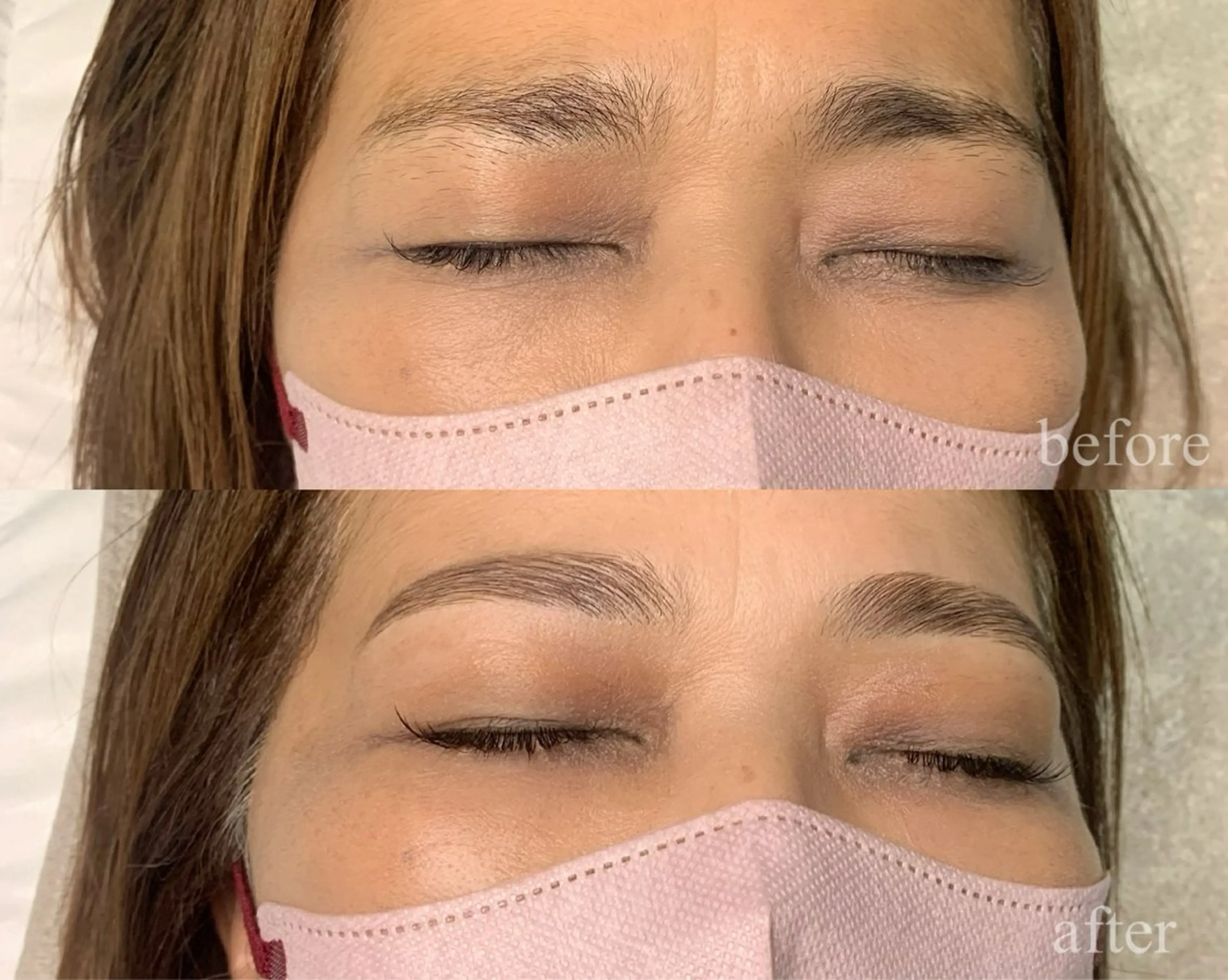 アイブロウ 眉カラー ハリウッドブロウリフト eyelash salon　io..のマツエク・マツパデザイン