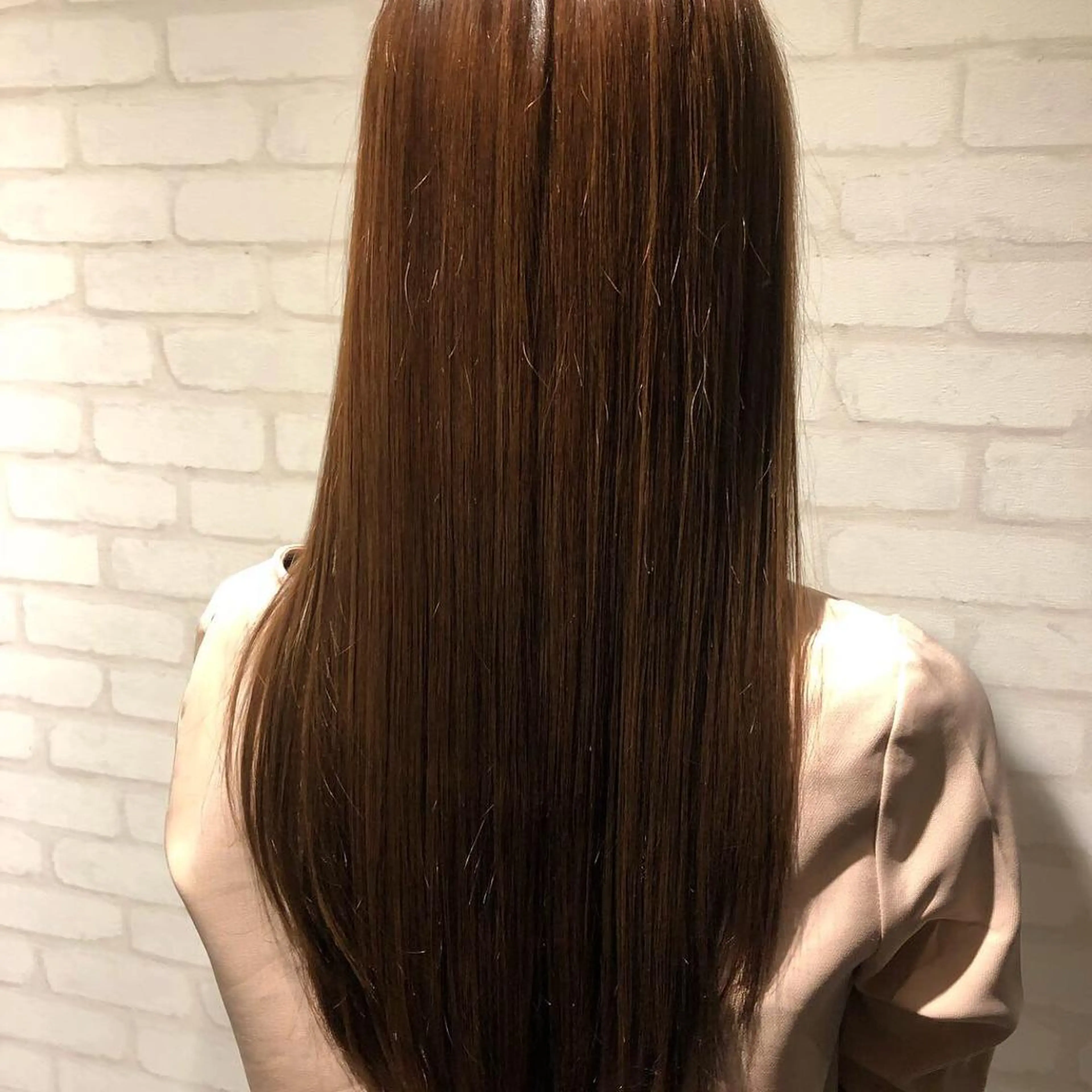 ロング カット 縮毛矯正 トリートメント ヘッドスパ 加藤 正祥のヘアスタイル