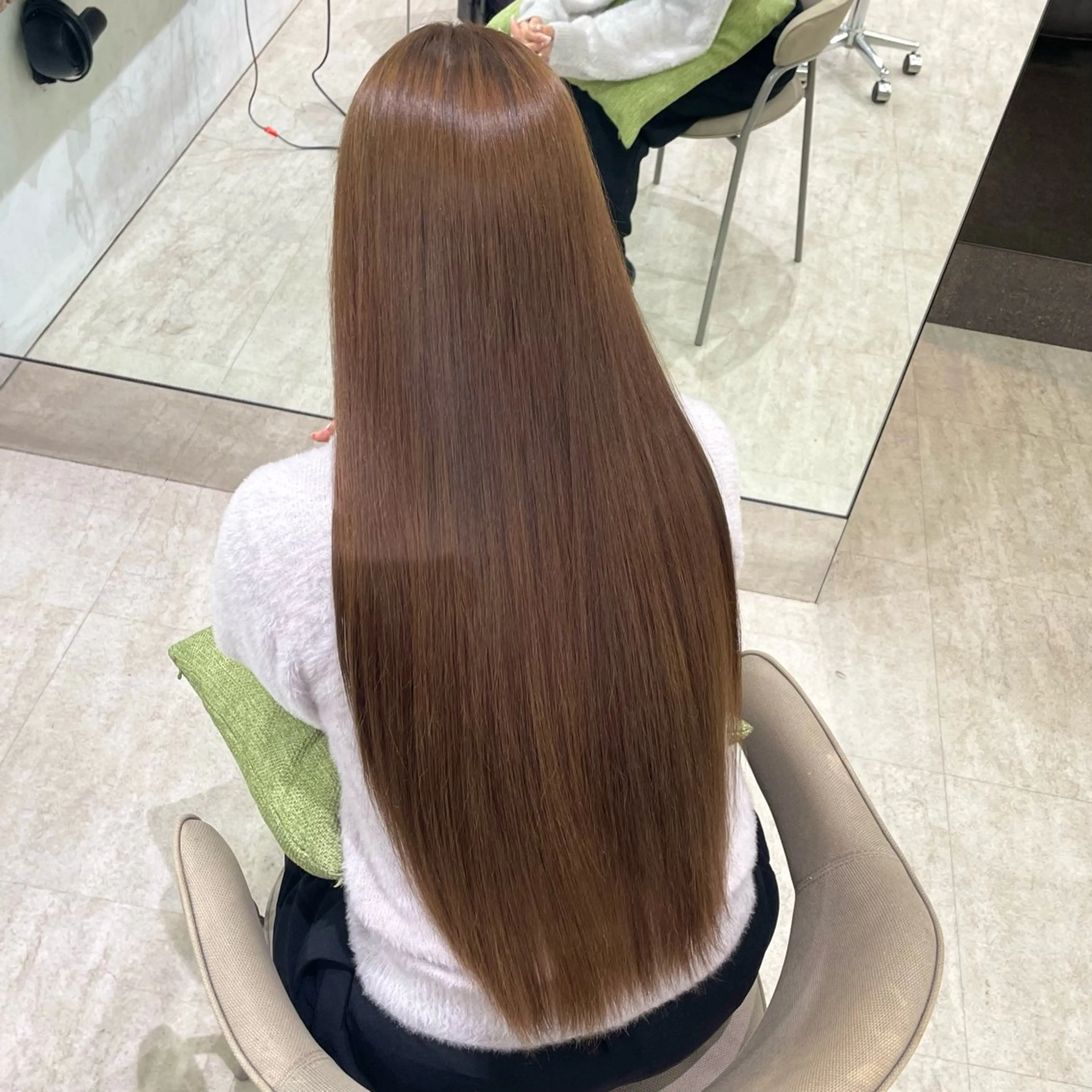 ロング カラー 縮毛矯正 ✨髪質改善カラー✨/ 渋谷/千秋[ちあき]のヘアスタイル