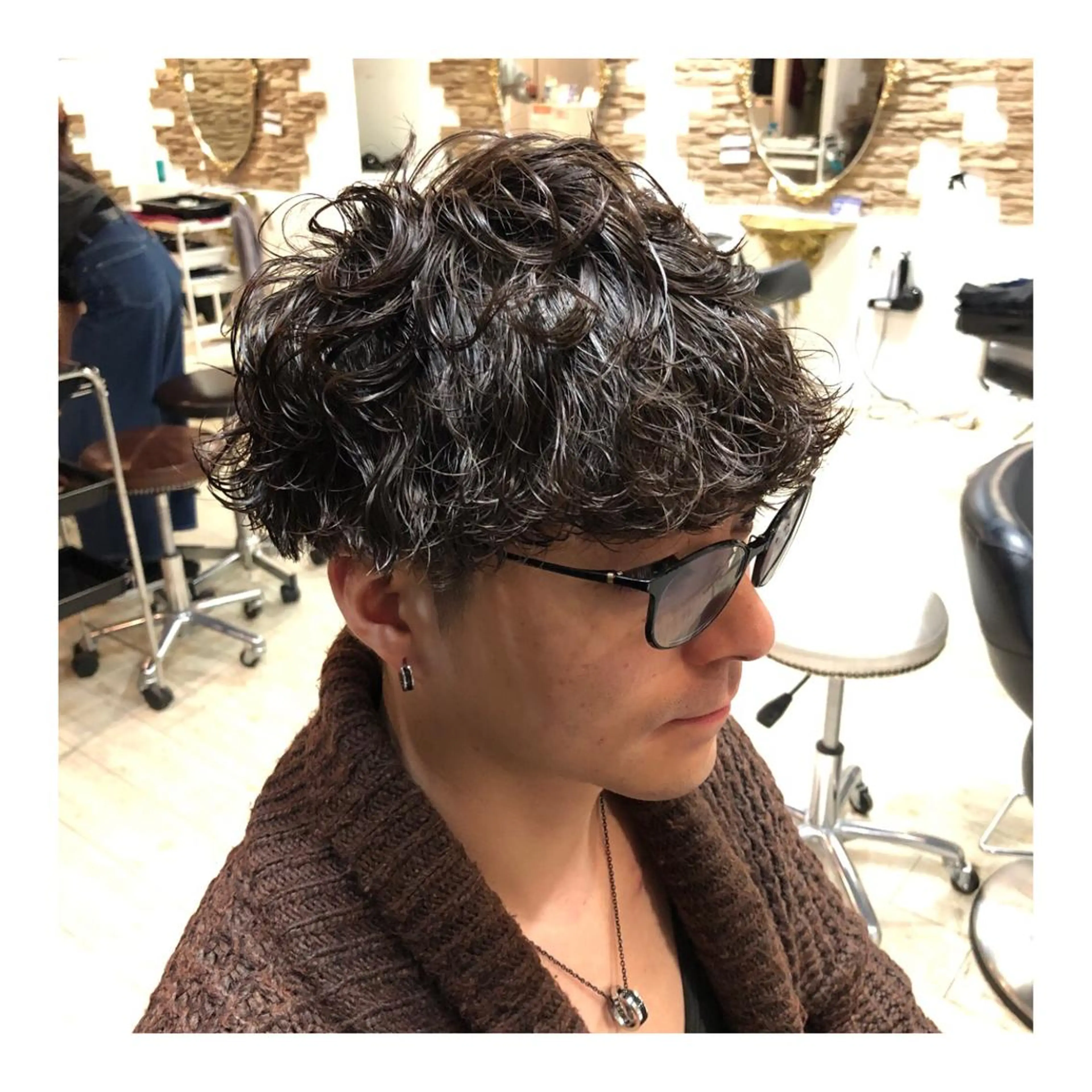 パーマ メンズ メンズパーマ 次元のヘアスタイル