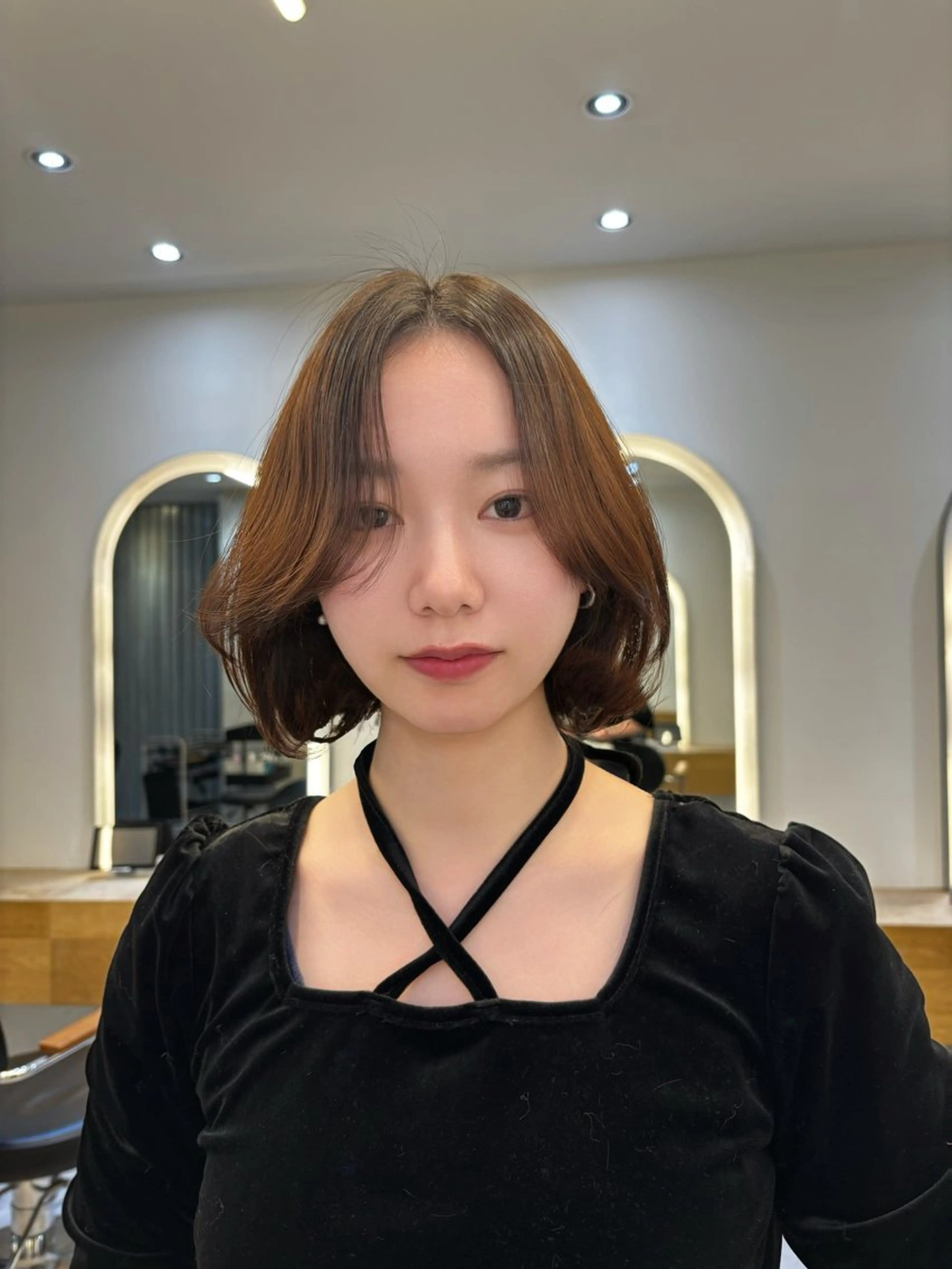 ミディアム ボブ 🍀祥吾🍀レイヤー 艶髪❣️髪質改善❤️のヘアスタイル