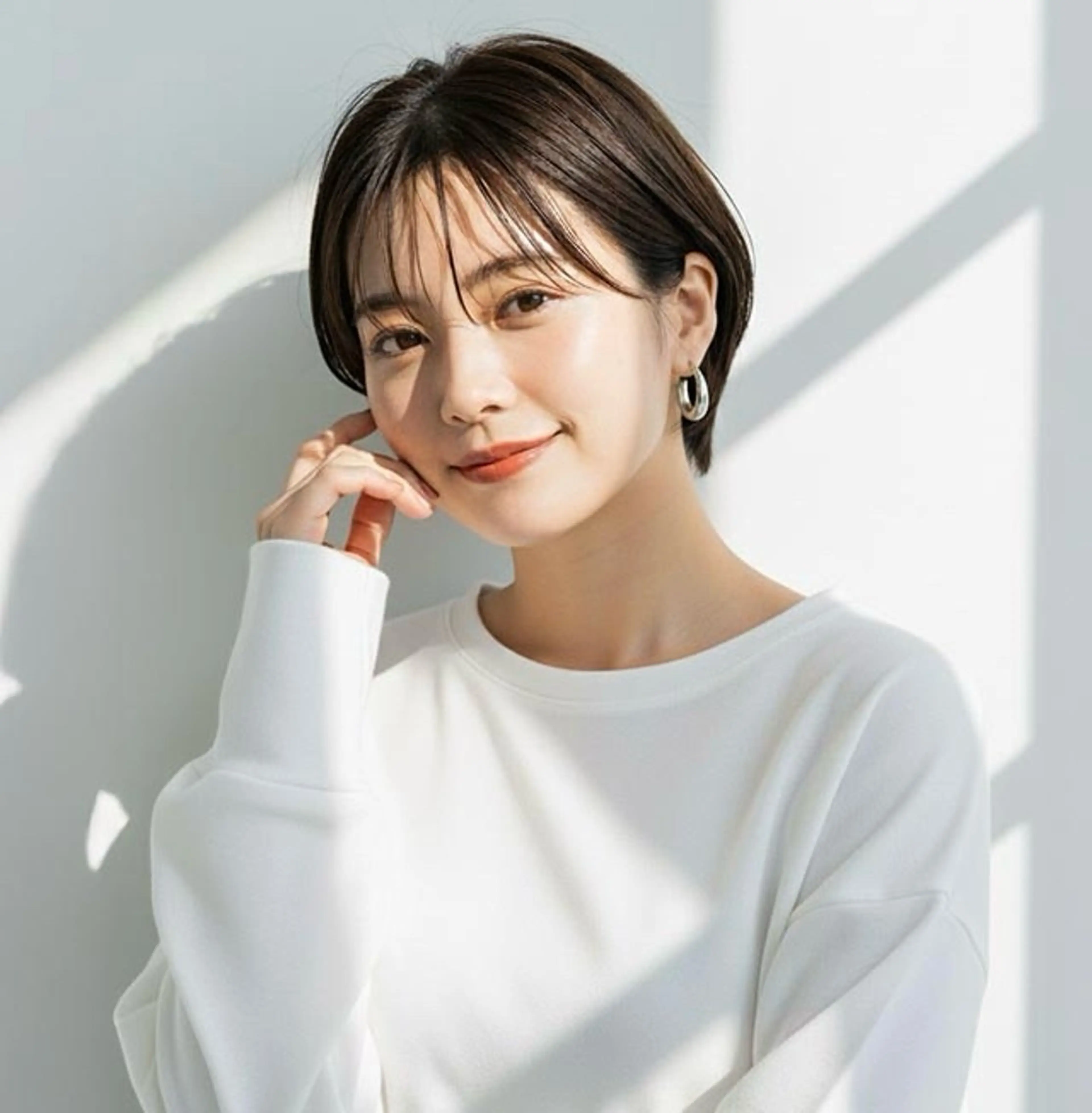 ショート 山口 真里亜のヘアスタイル