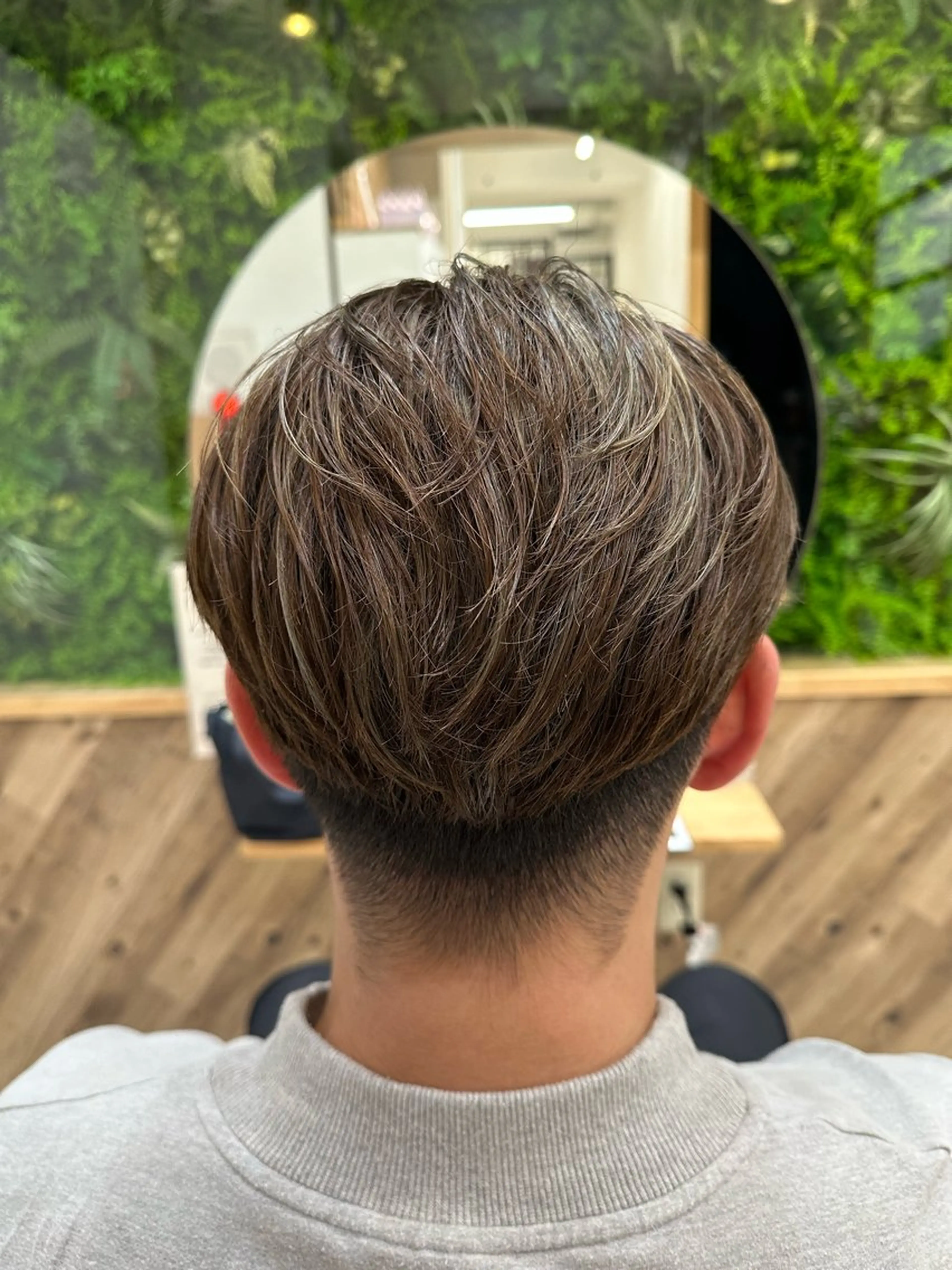 メンズカットモデルの写真