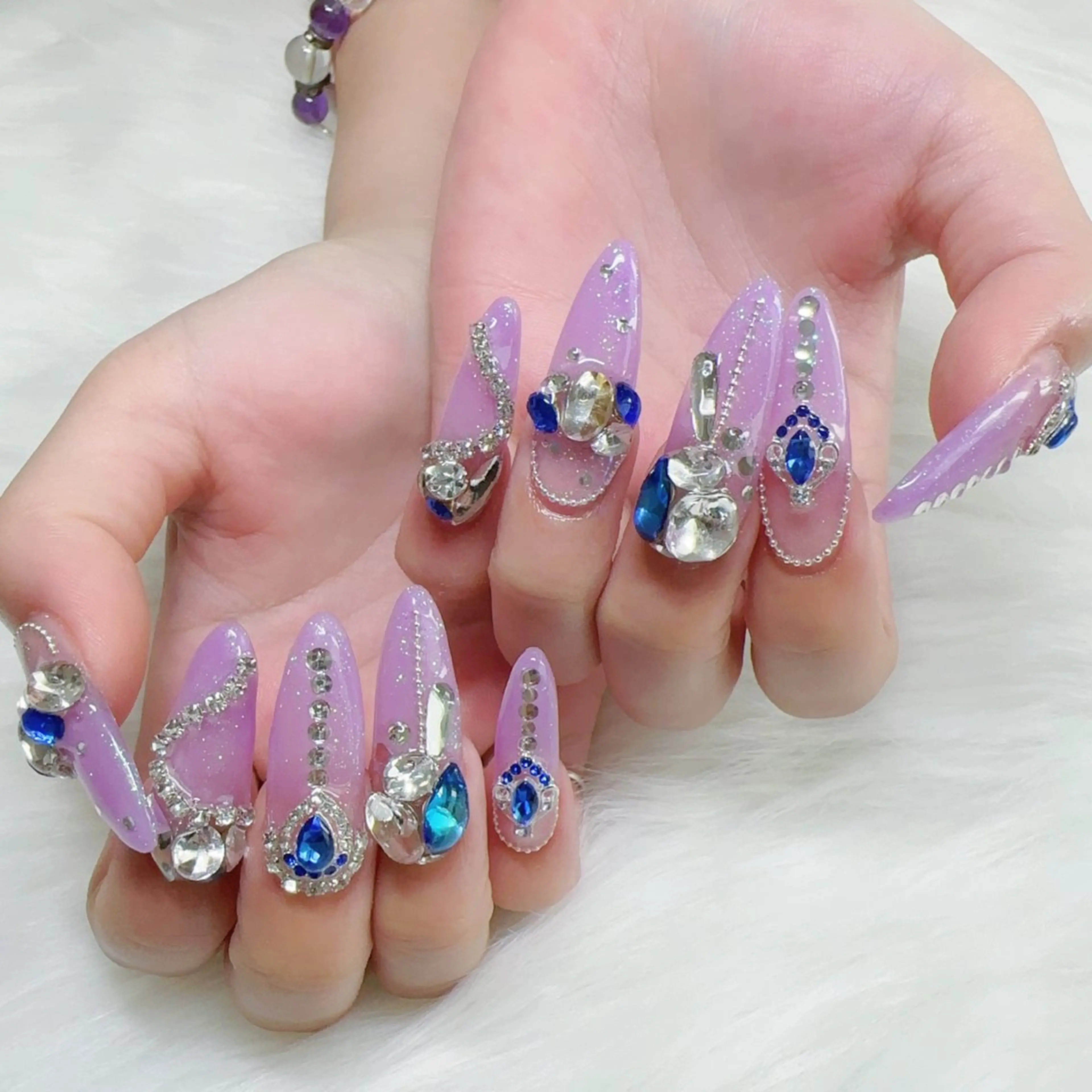 スカルプ長さ出し10本🩶ワンカラー(オフ無)の写真