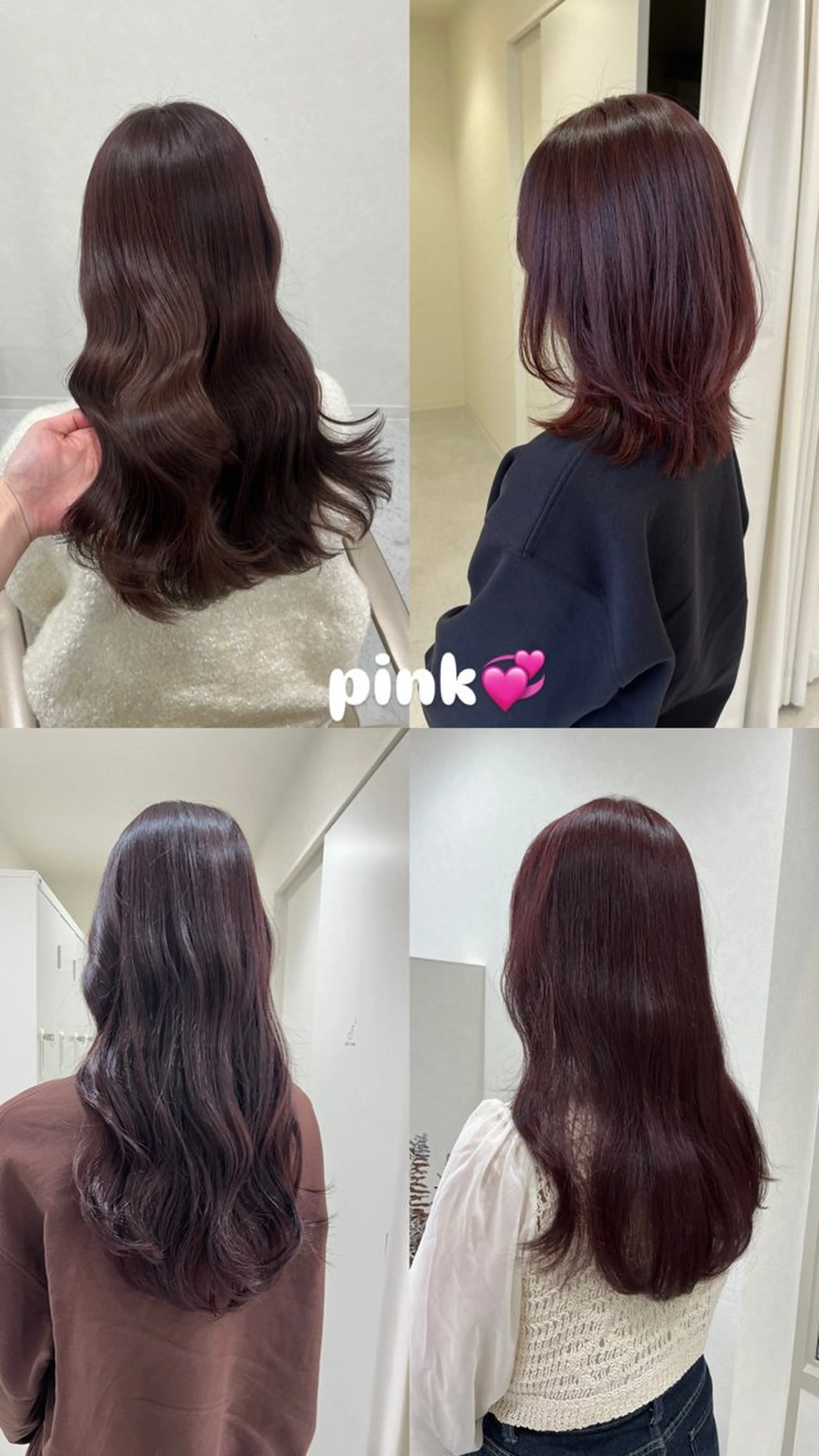 ロング カラー ブリーチ ダブルカラー ラベンダーカラー ブリーチなしカラー ピンクカラー カット ヘアカラー sabo ladies salon所属・ヨシカ/透明感カラー 酸性ストレートのヘアスタイル