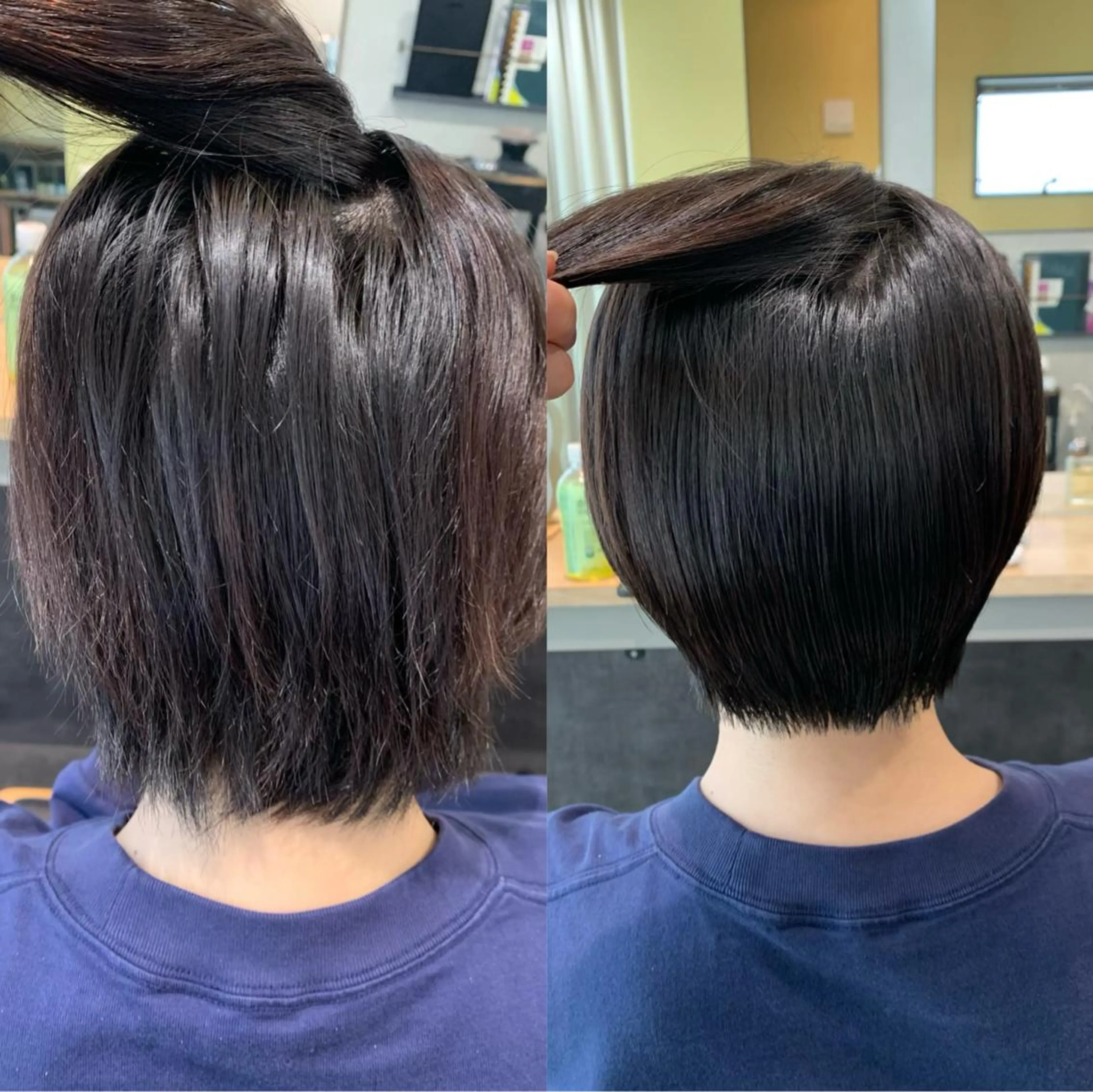 ショート パーマ ストレートパーマ カット 縮毛矯正 トリートメント hub hair レイヤー/透明感のヘアスタイル