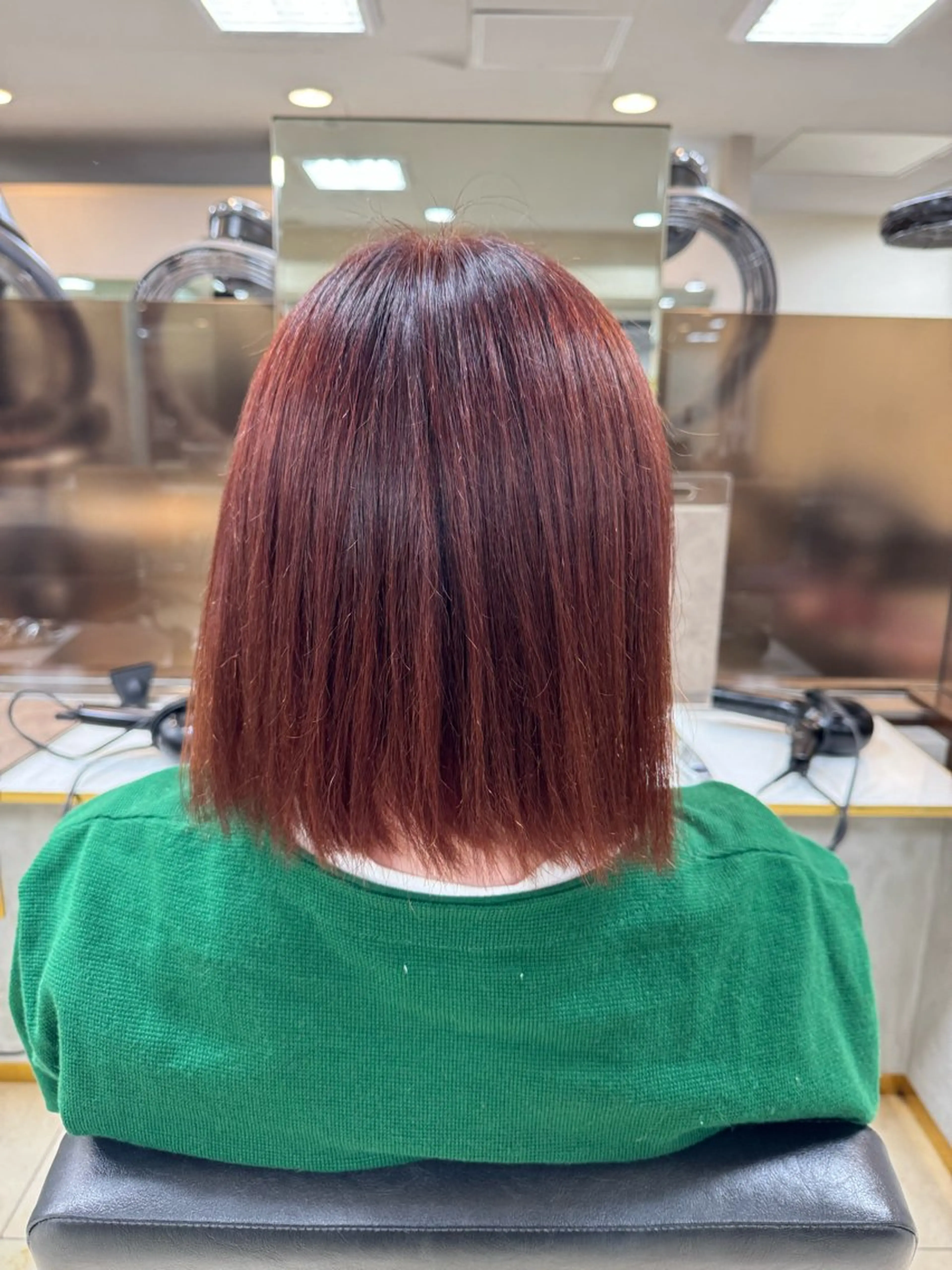 ミディアム カラー 渋谷 りなのヘアスタイル