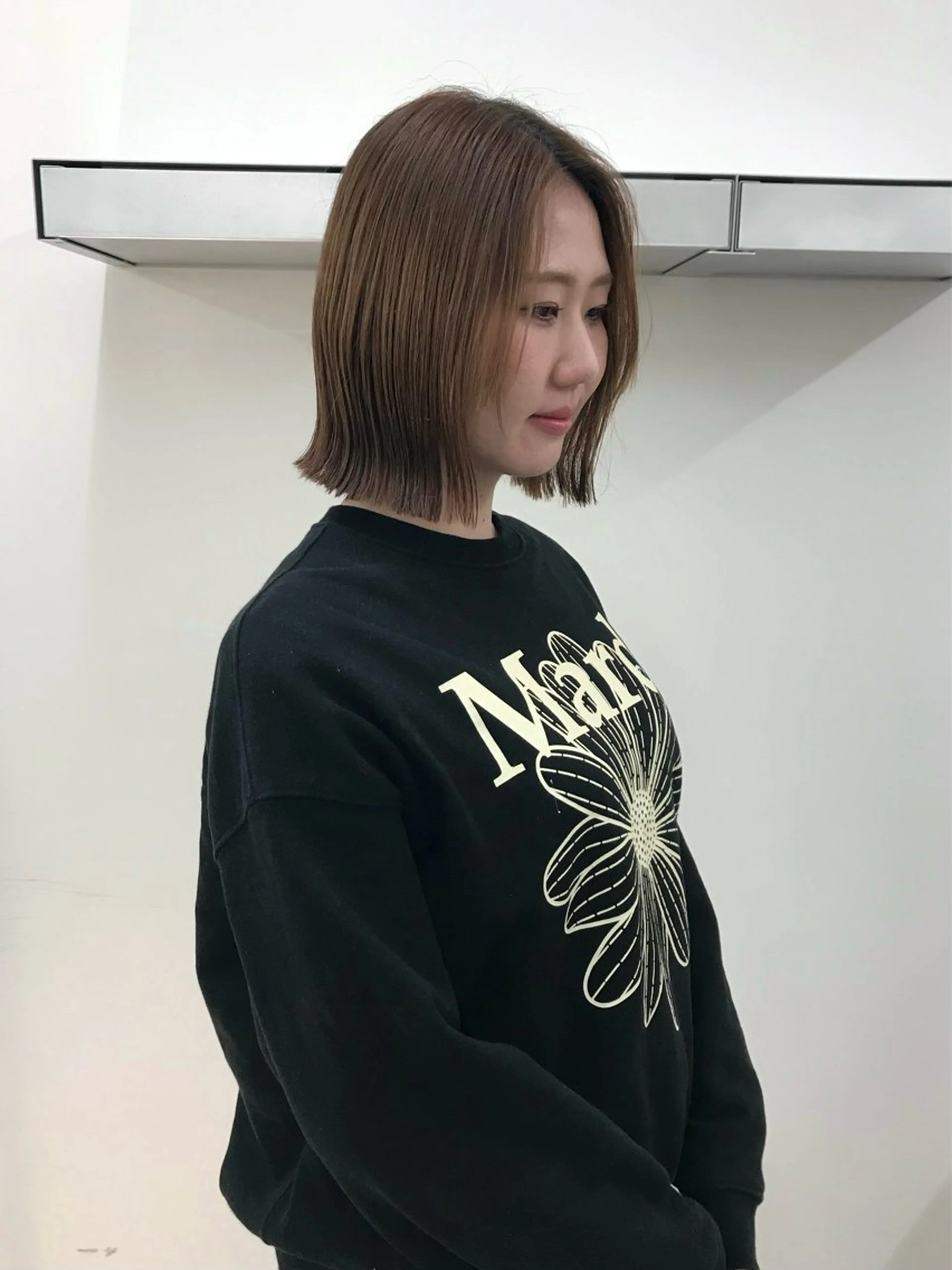 ミディアム カラー 透明感艶カラー/ リュウジンキョウカのヘアスタイル