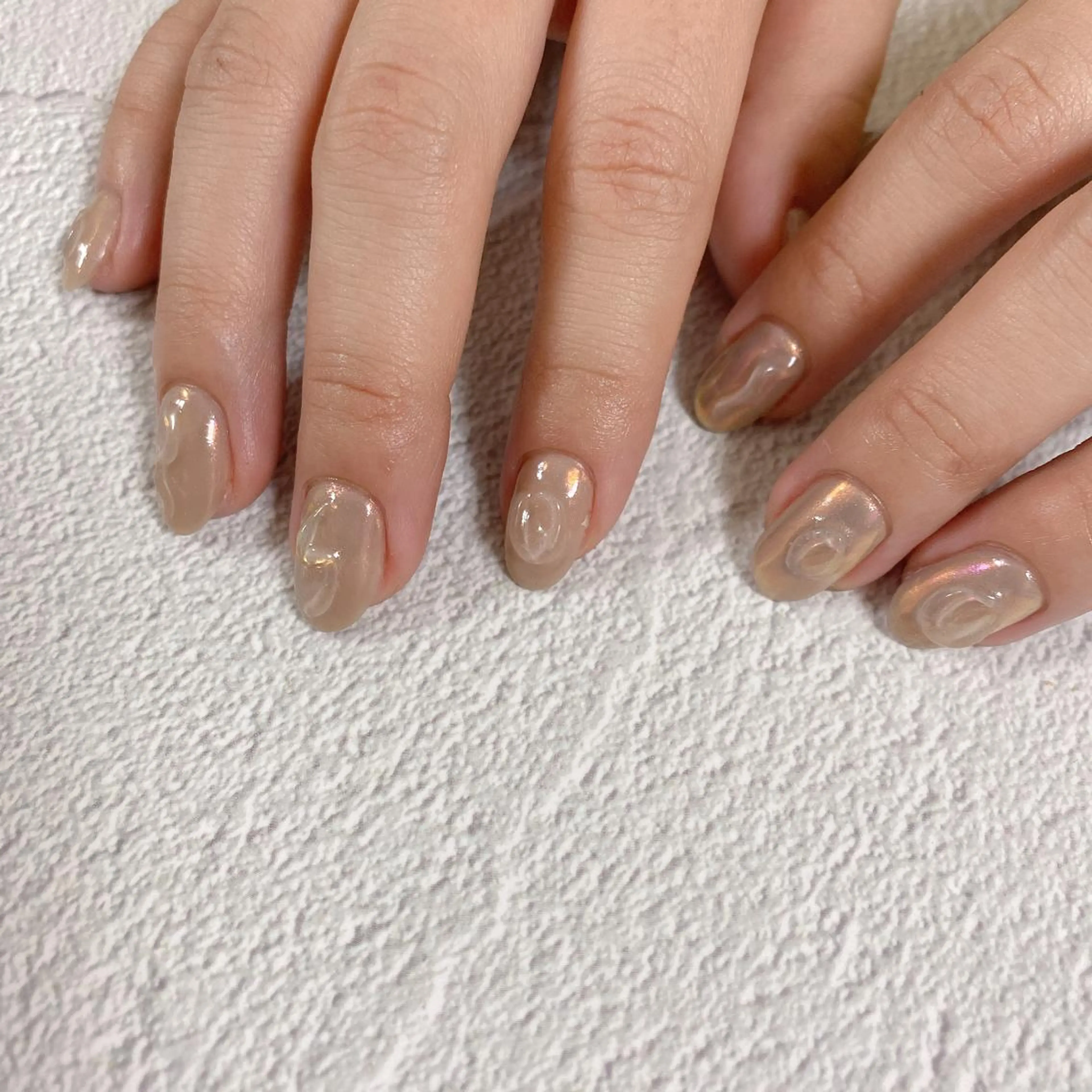ネイル オーロラネイル ミラーネイル SOL NAILのネイルデザイン