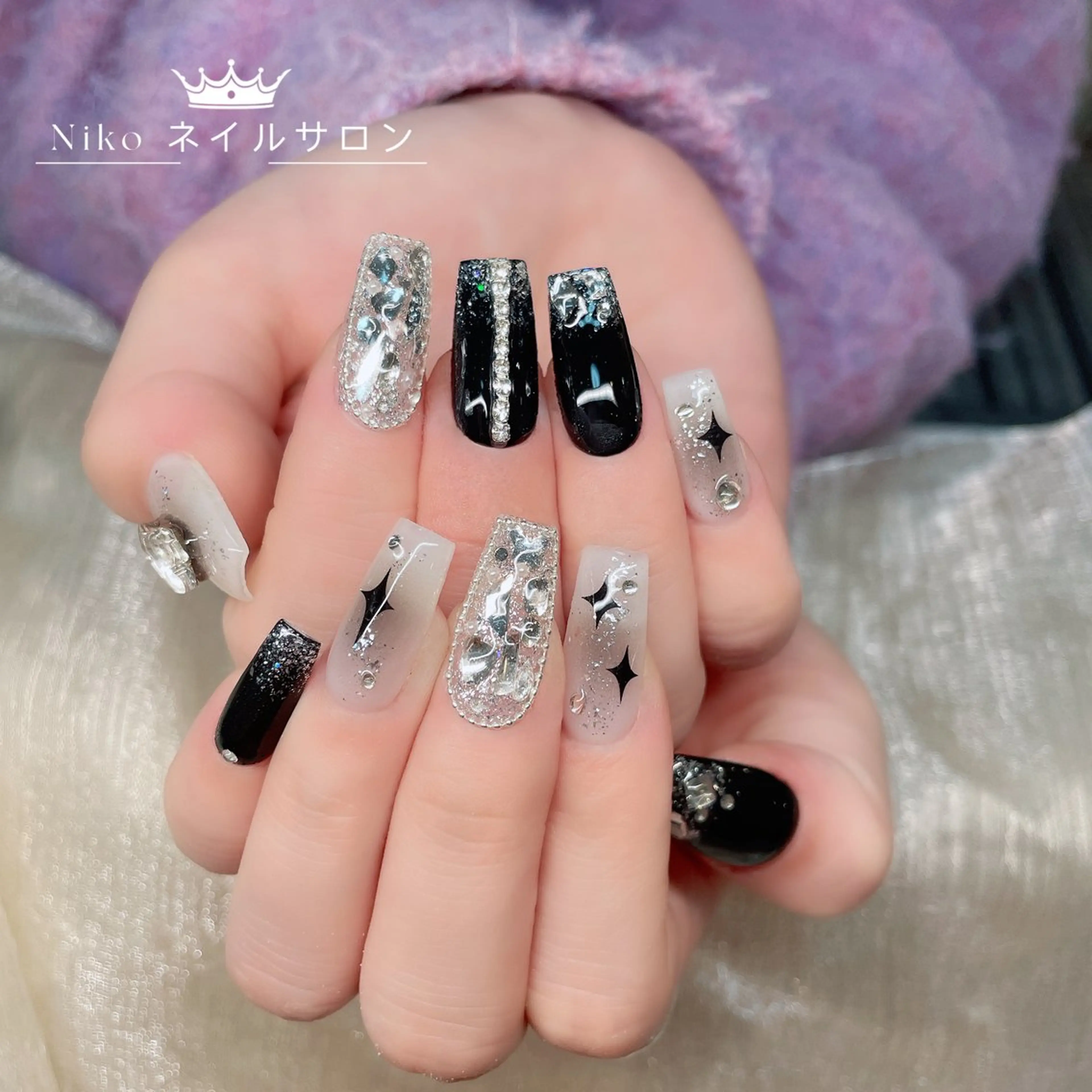 ネイル 長さ出し フットネイル フレンチネイル ジェルネイル 韓国ネイル Niko nailサロンのネイルデザイン