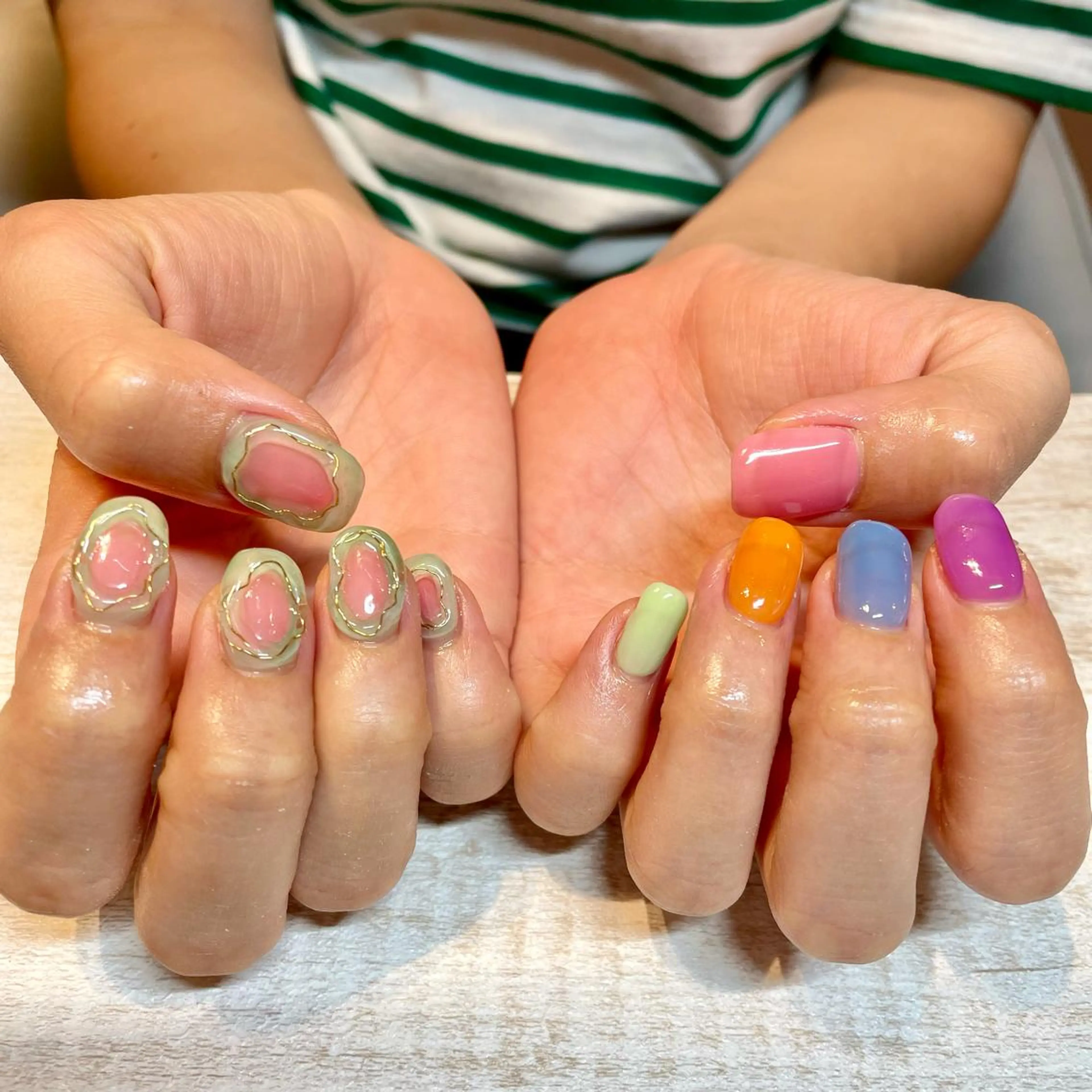 ネイル ハンドネイル Tocowaka マエダのネイルデザイン