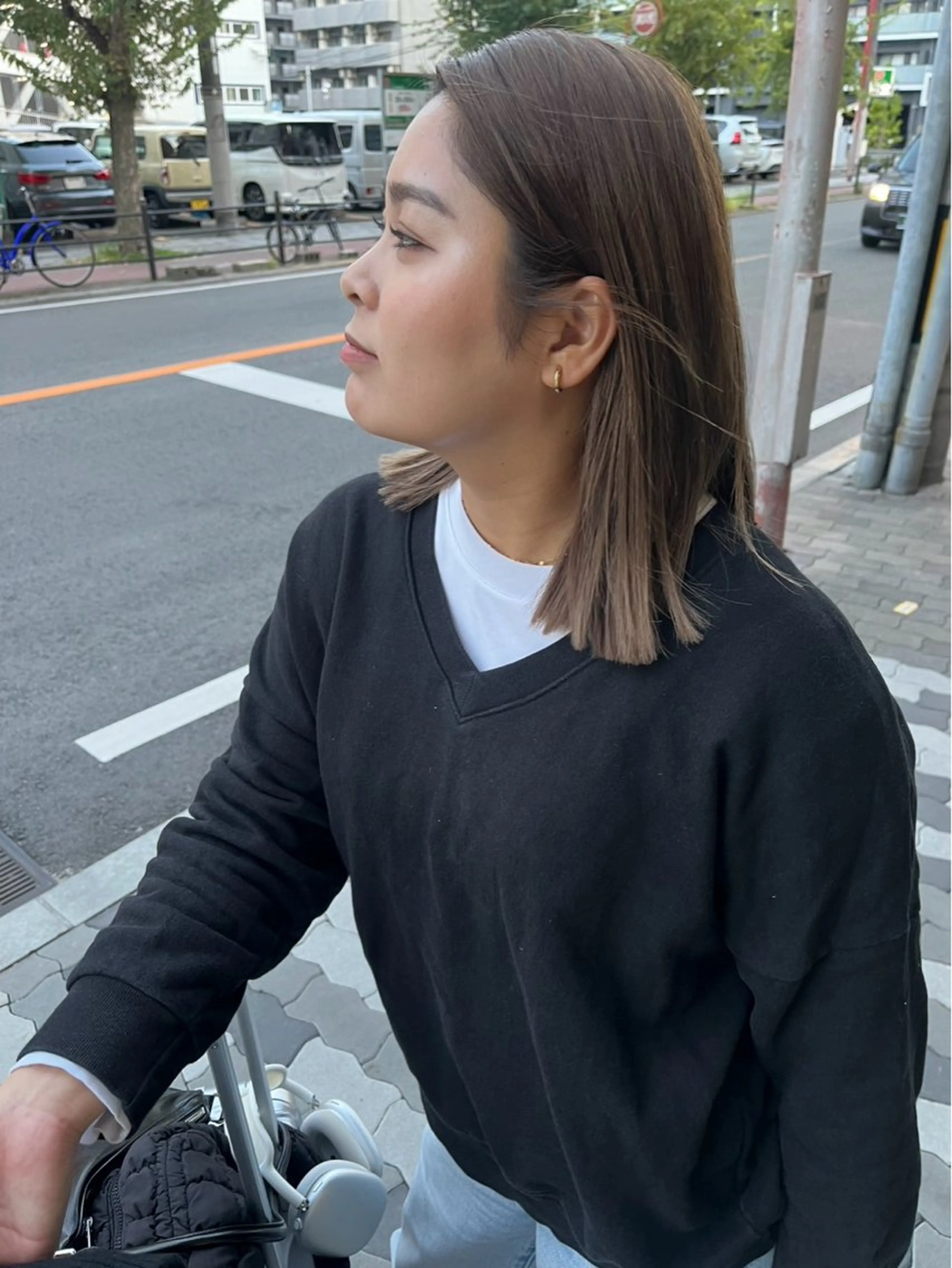 ミディアム カラー Hana / knackのヘアスタイル