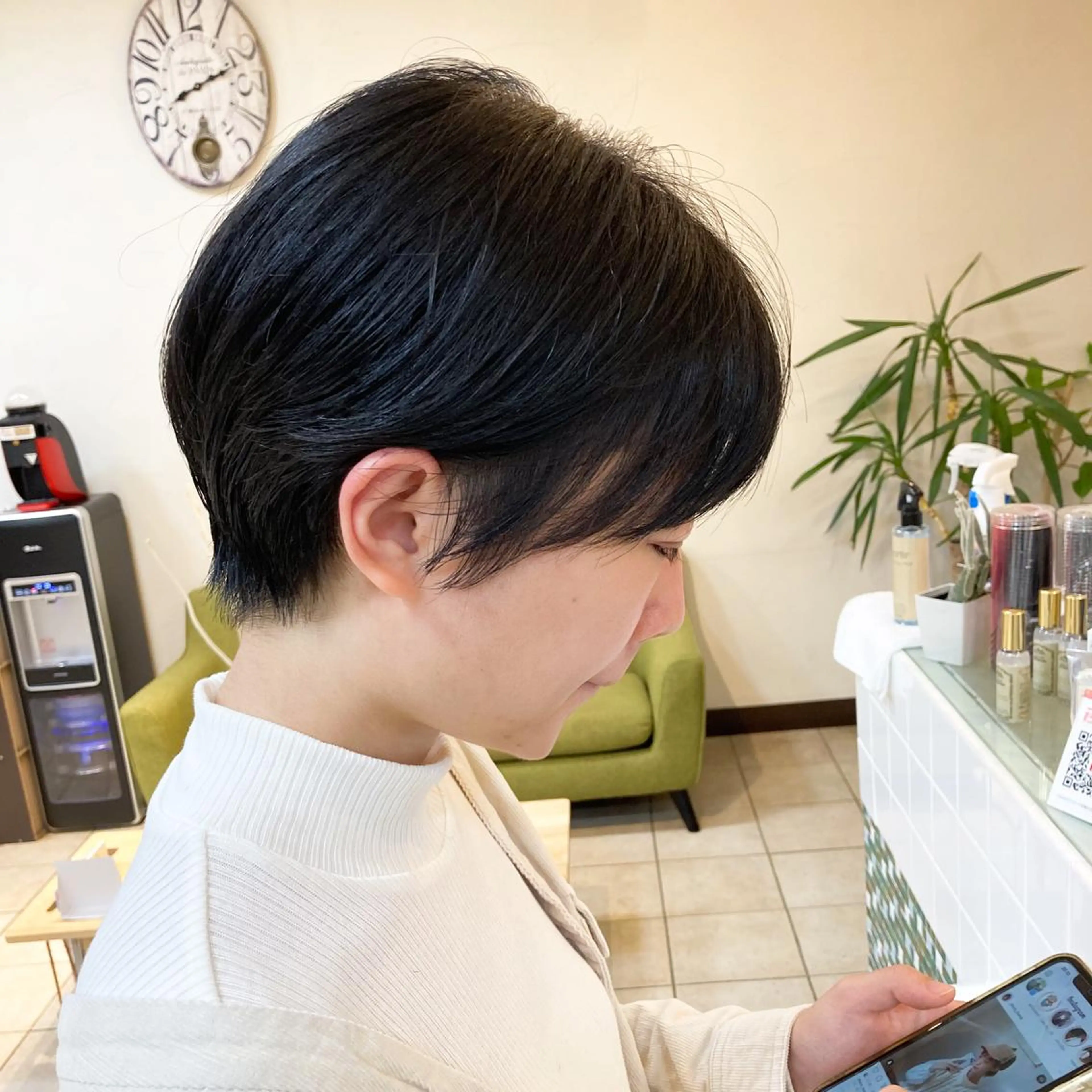 ショート カラー カット 樋野 亮のヘアスタイル