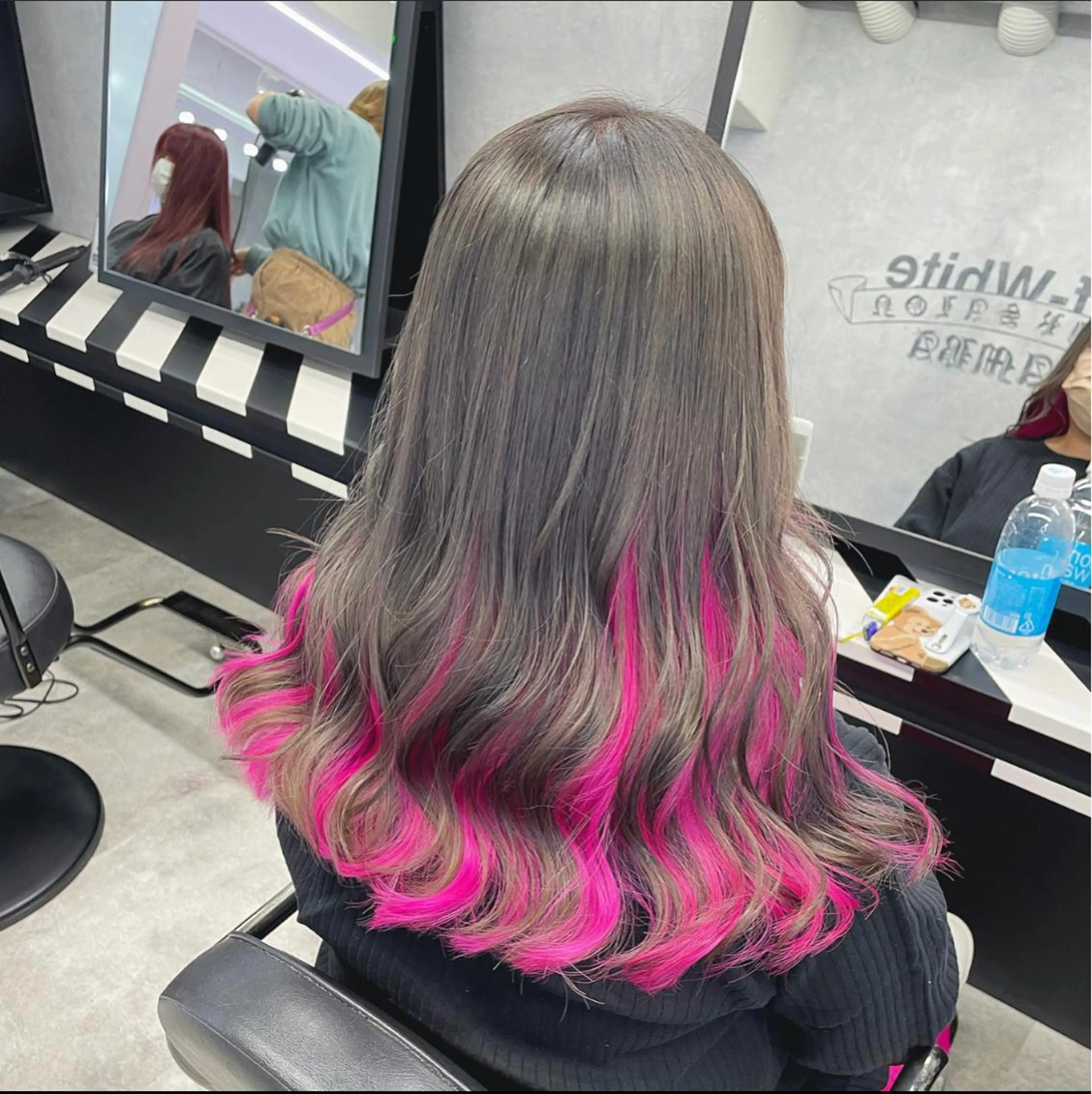 ミディアム ブリーチ&エクステ 🥀ケアカラー特化のヘアスタイル