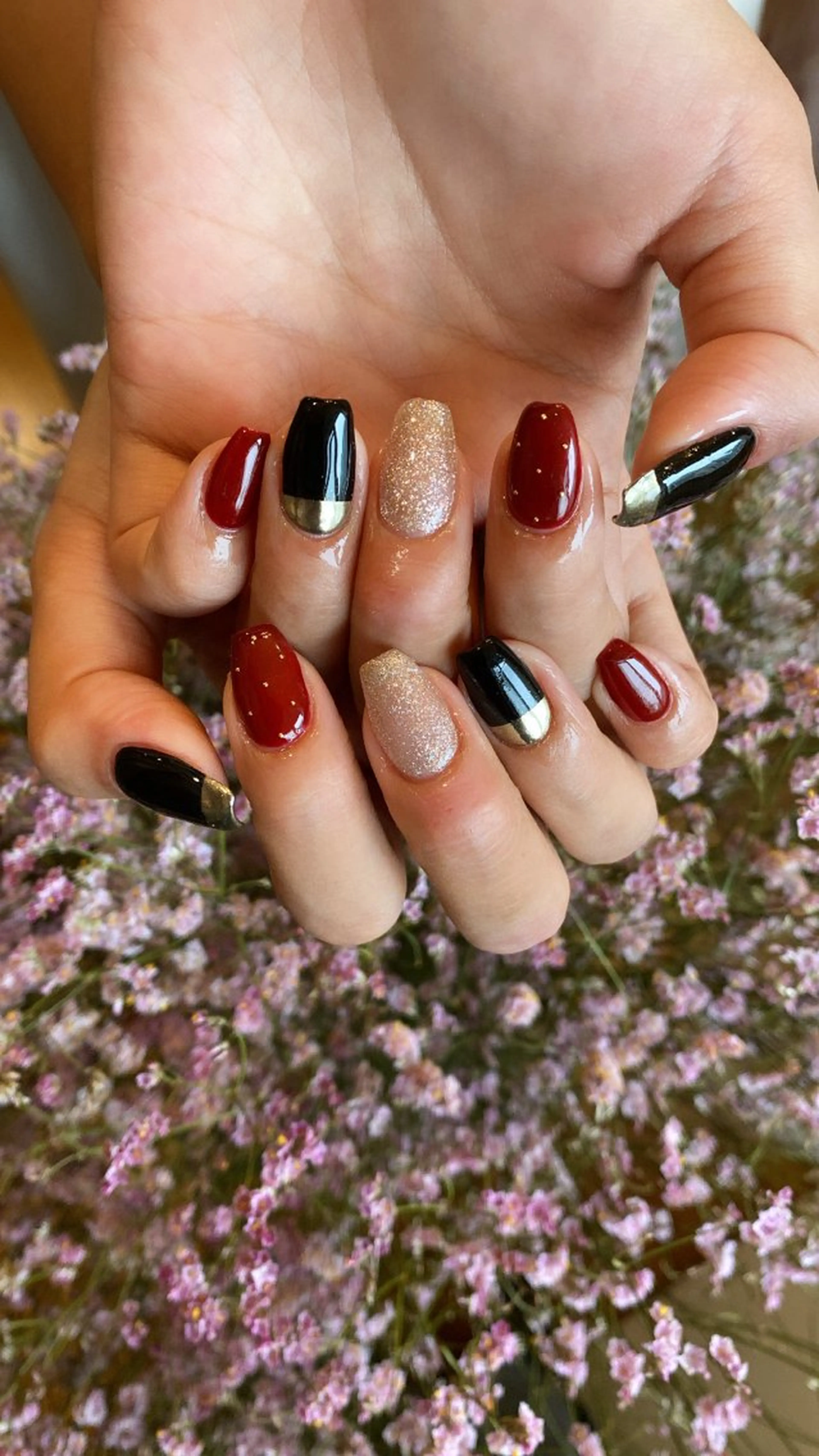 ネイル crystal ⭐︎ colorのネイルデザイン