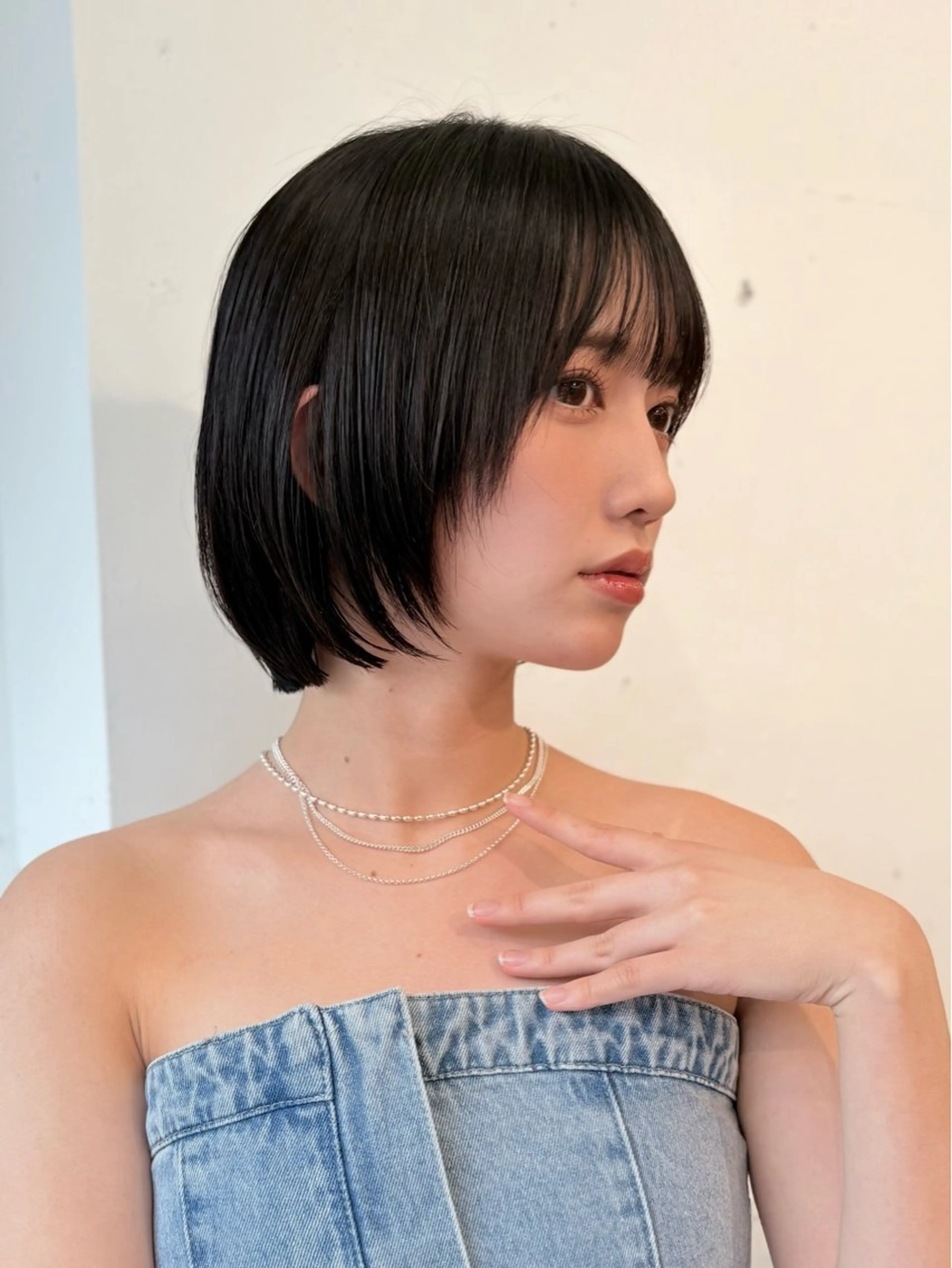 ショート カラー ボブ レイヤーカット カット ヘアカラー トリートメント ハイライト/ショート /ボブ/RYOHEIのヘアスタイル