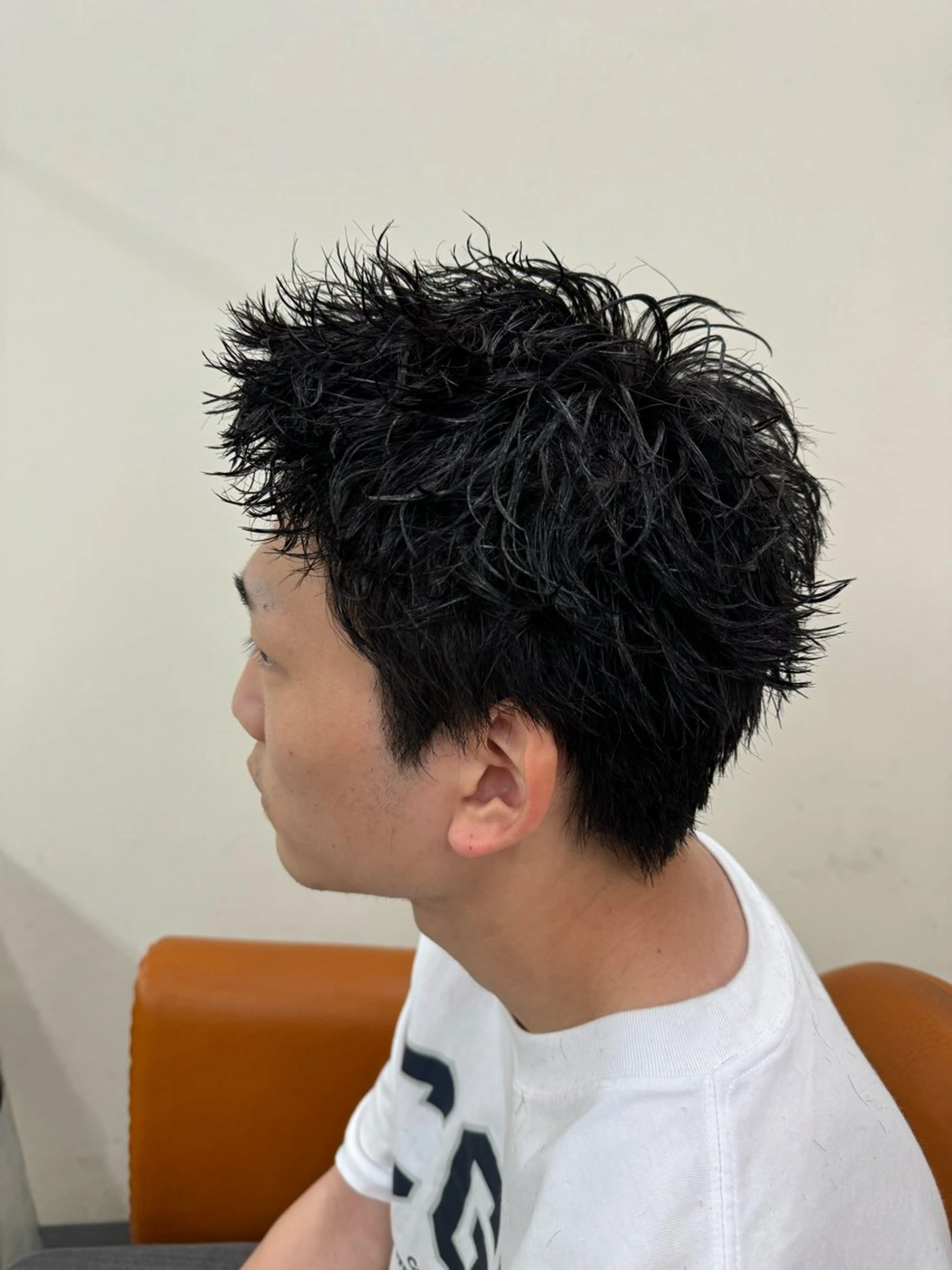 メンズ センターパート フェードカット マッシュ メンズパーマ メンズツイストパーマ パーマ／京都駅 ／メンズ/藤井　翔のヘアスタイル