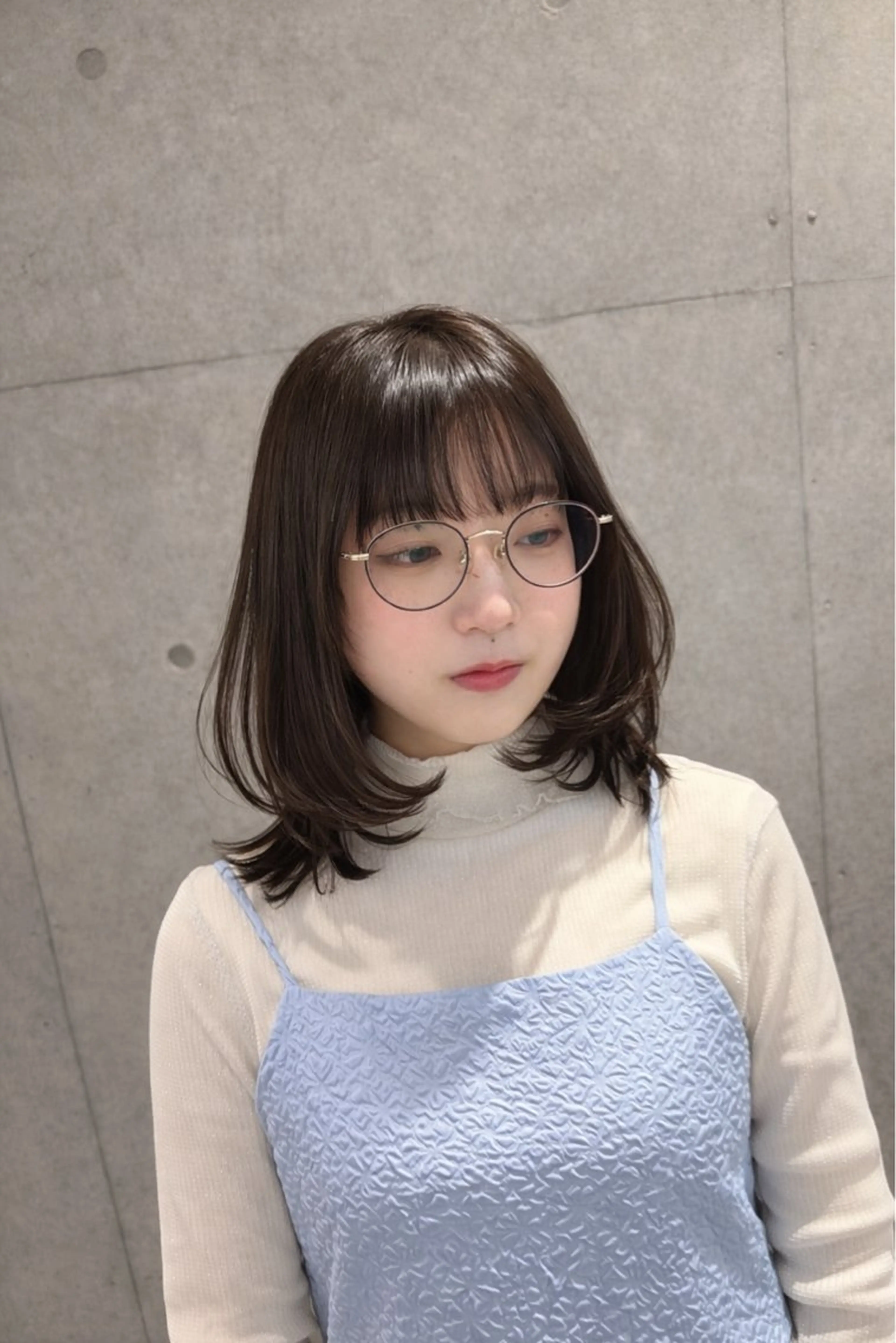 ロング カット 南 菜花のヘアスタイル