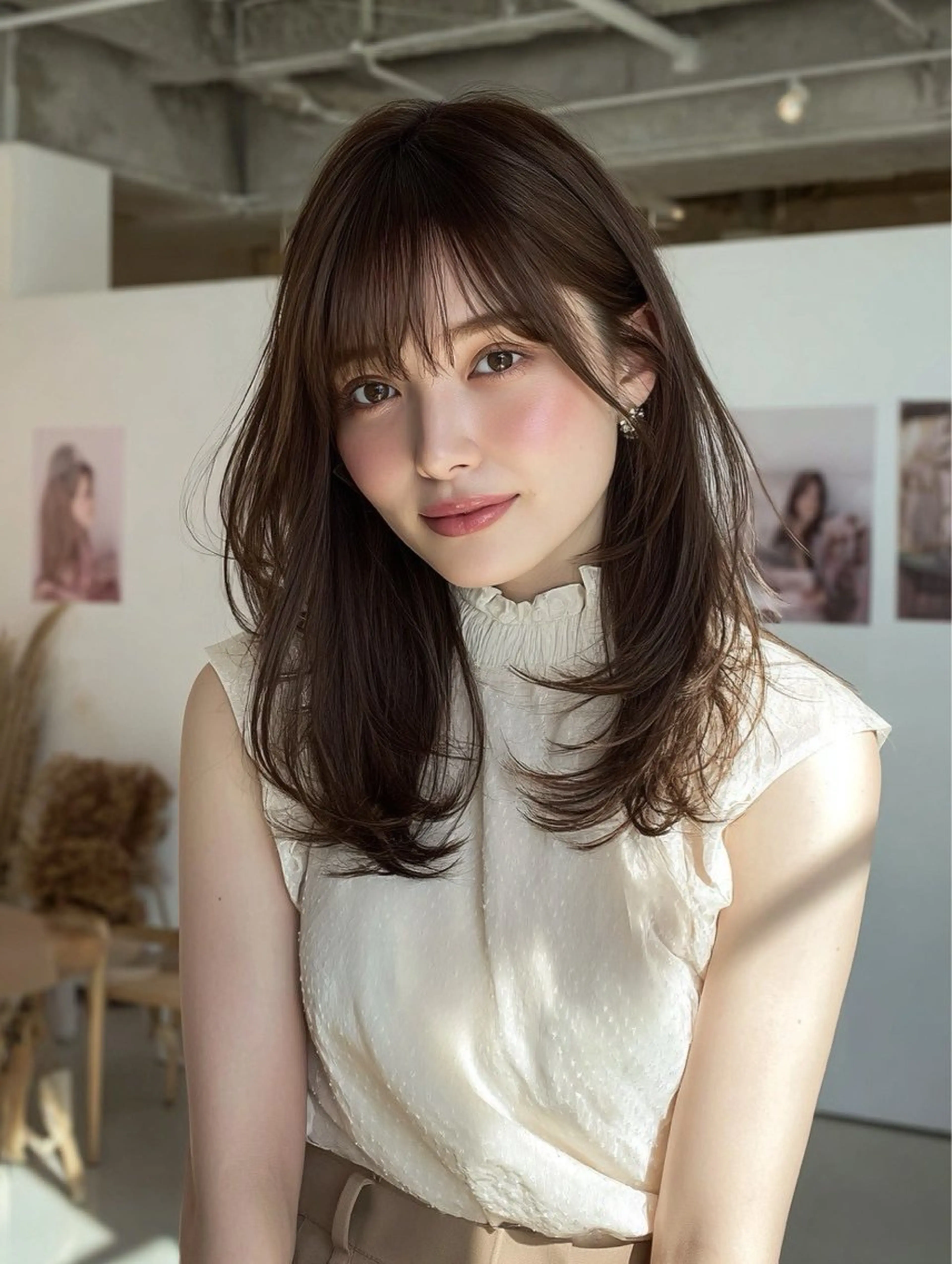 ロング カラー カット ヘアカラー トリートメント 似合わせ美髪ヘア✨ 天王寺．阿倍野🌈のヘアスタイル