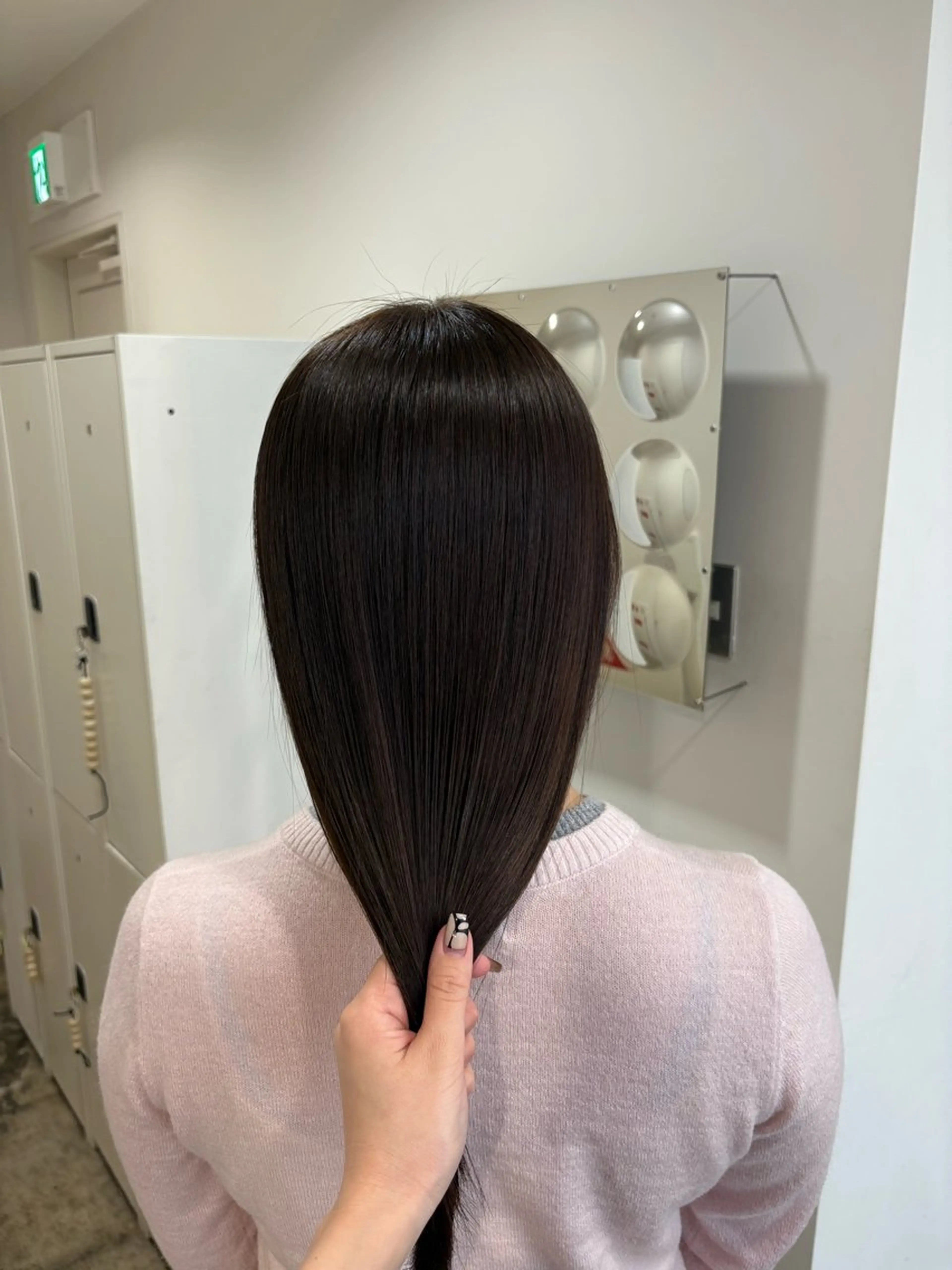 ロング カット ヘアカラー 縮毛矯正 琉花/髪質改善 /レイヤーカットのヘアスタイル