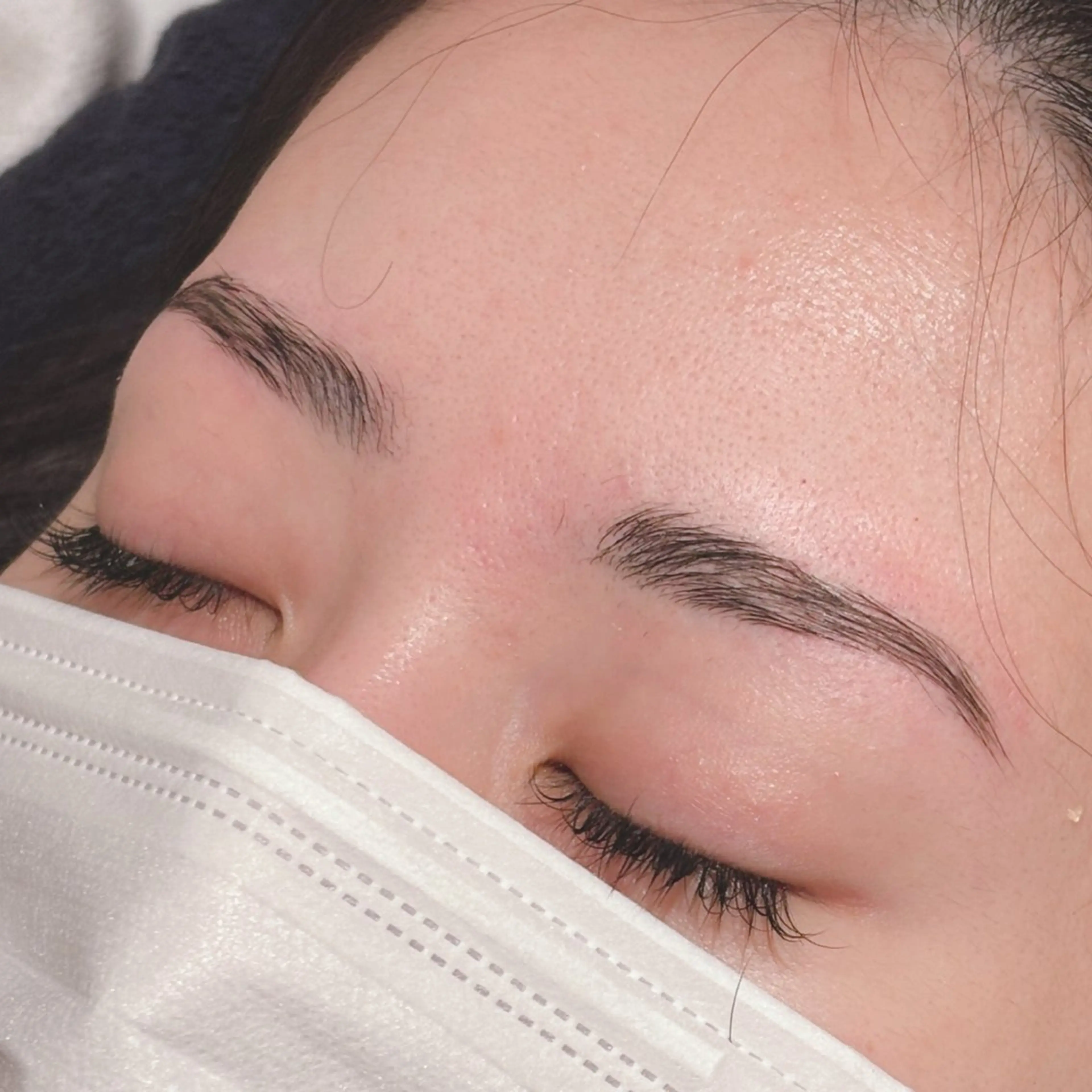 アイブロウ ワックス脱毛 その他(アイブロウ) オリーブ/韓国風 まつパ/himariのヘアスタイル