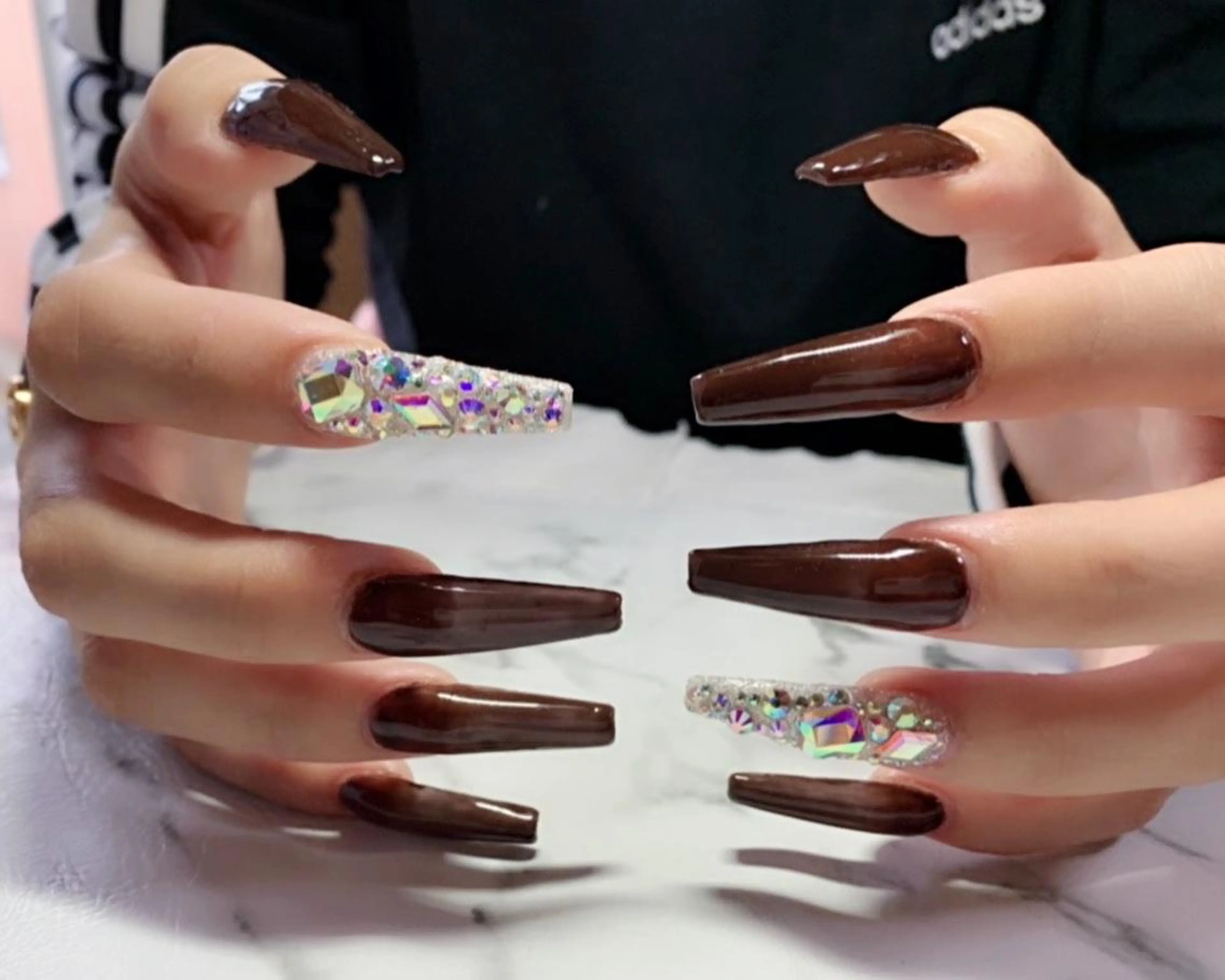 ネイル アニマル柄 アートネイル ジェルネイル ニュアンスネイル ワンカラーネイル ハンドネイル x.1.0.nail ♡Cのネイルデザイン