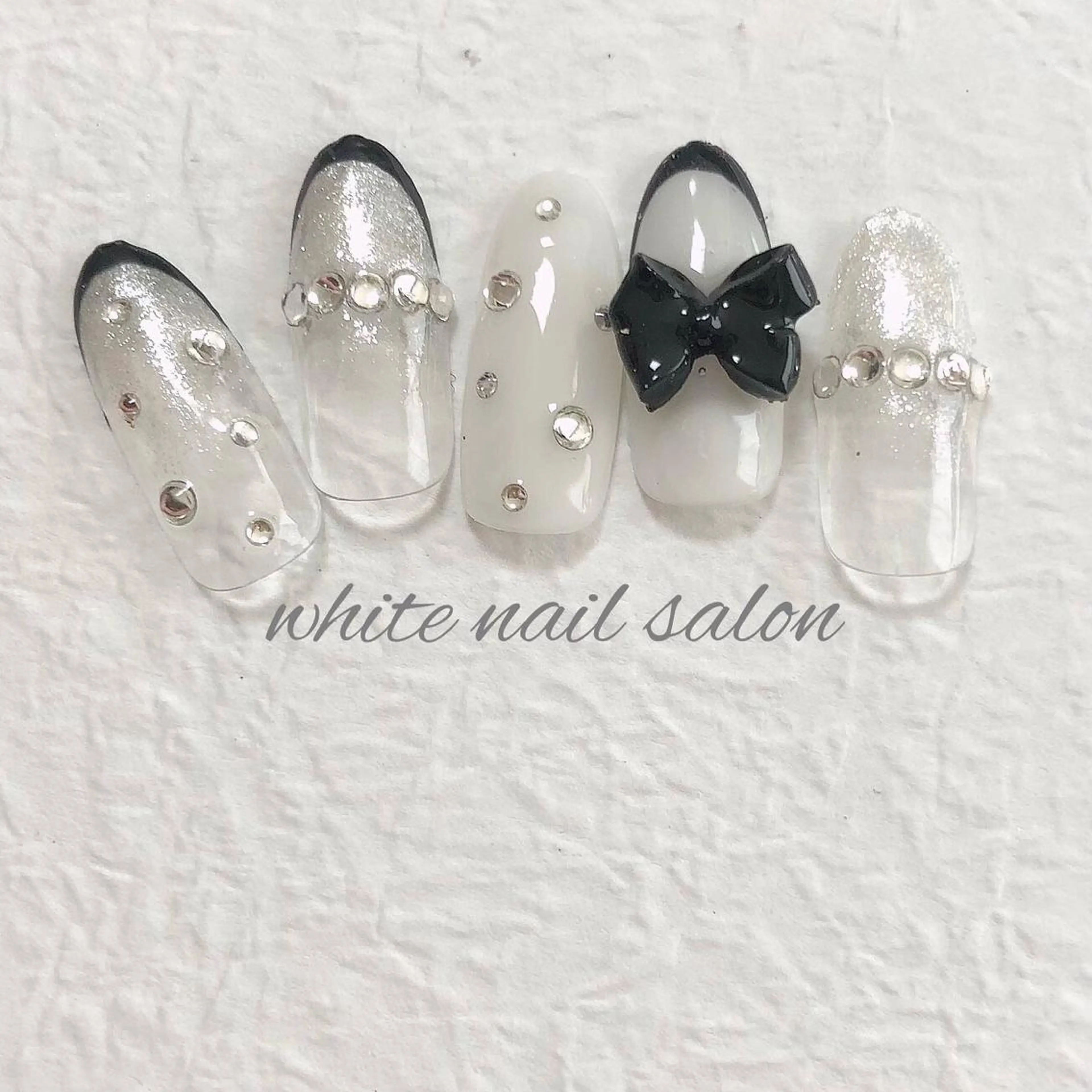 ネイル ジェルネイル ハードジェル 持ち込み ソフトジェル white nail salonのネイルデザイン