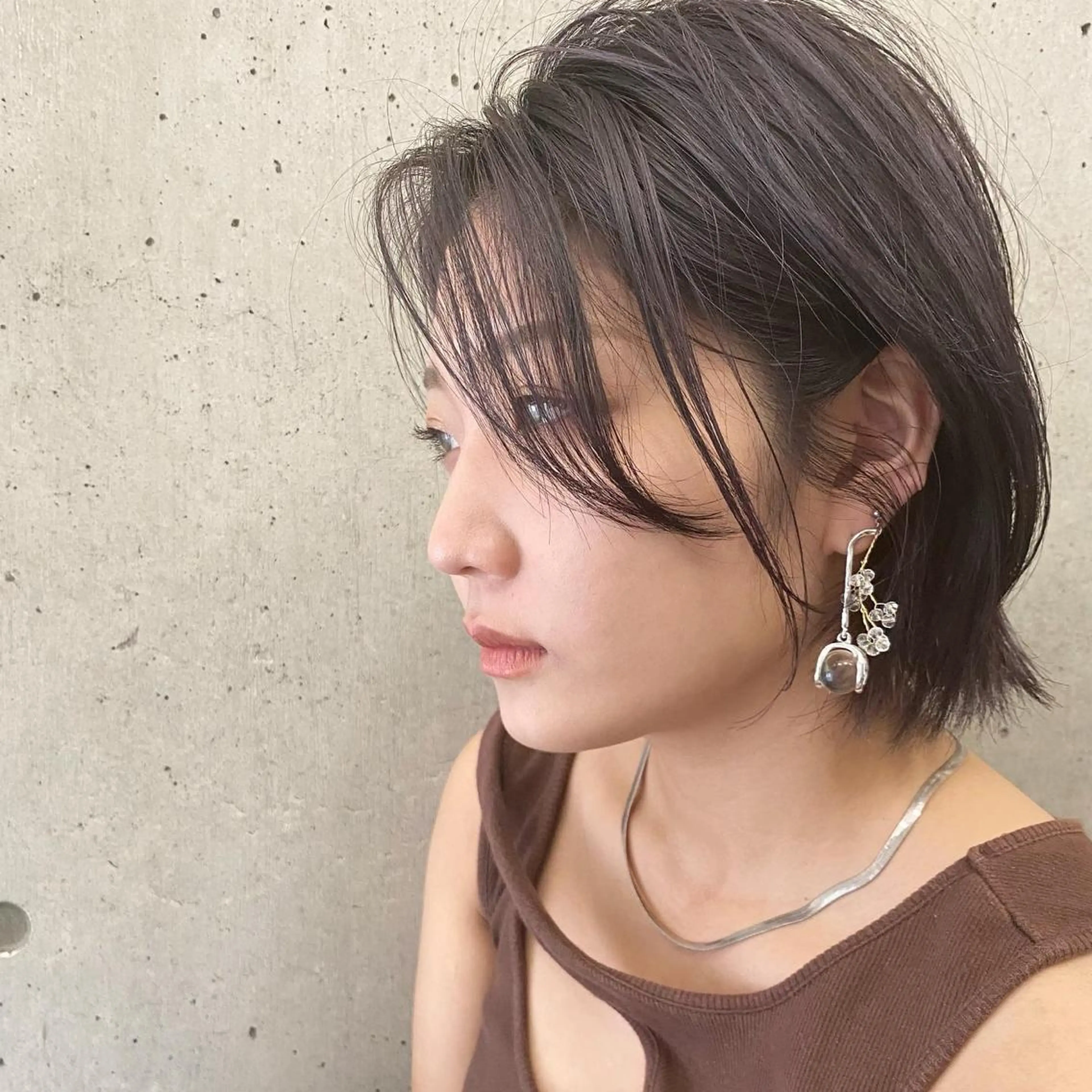 ショート レイヤー・ハッシュ ・ウルフカット/川崎のヘアスタイル