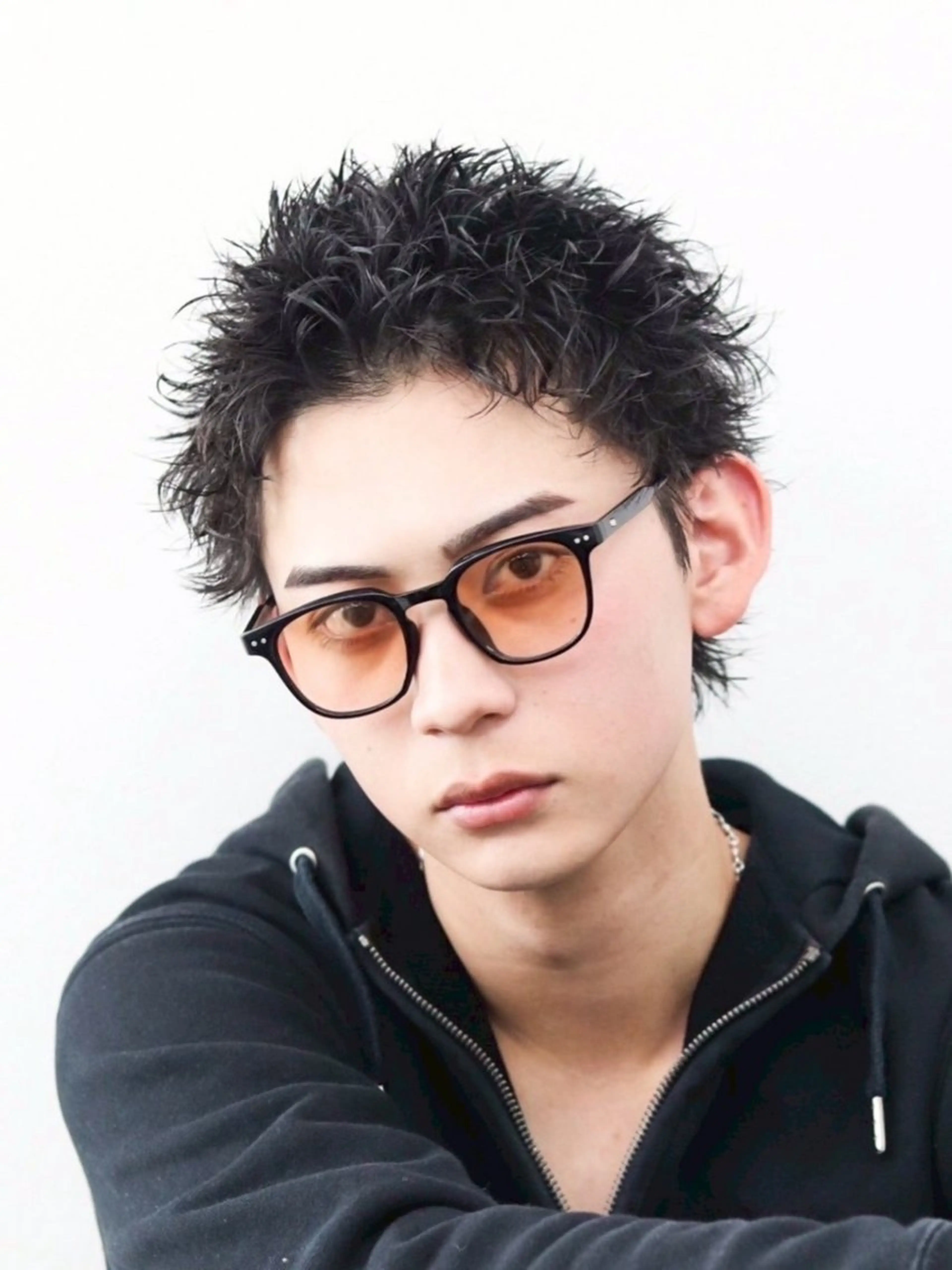 ショート パーマ メンズ カット パーマ パーマ職人🔥／短髪 執行役員／YUTAのヘアスタイル