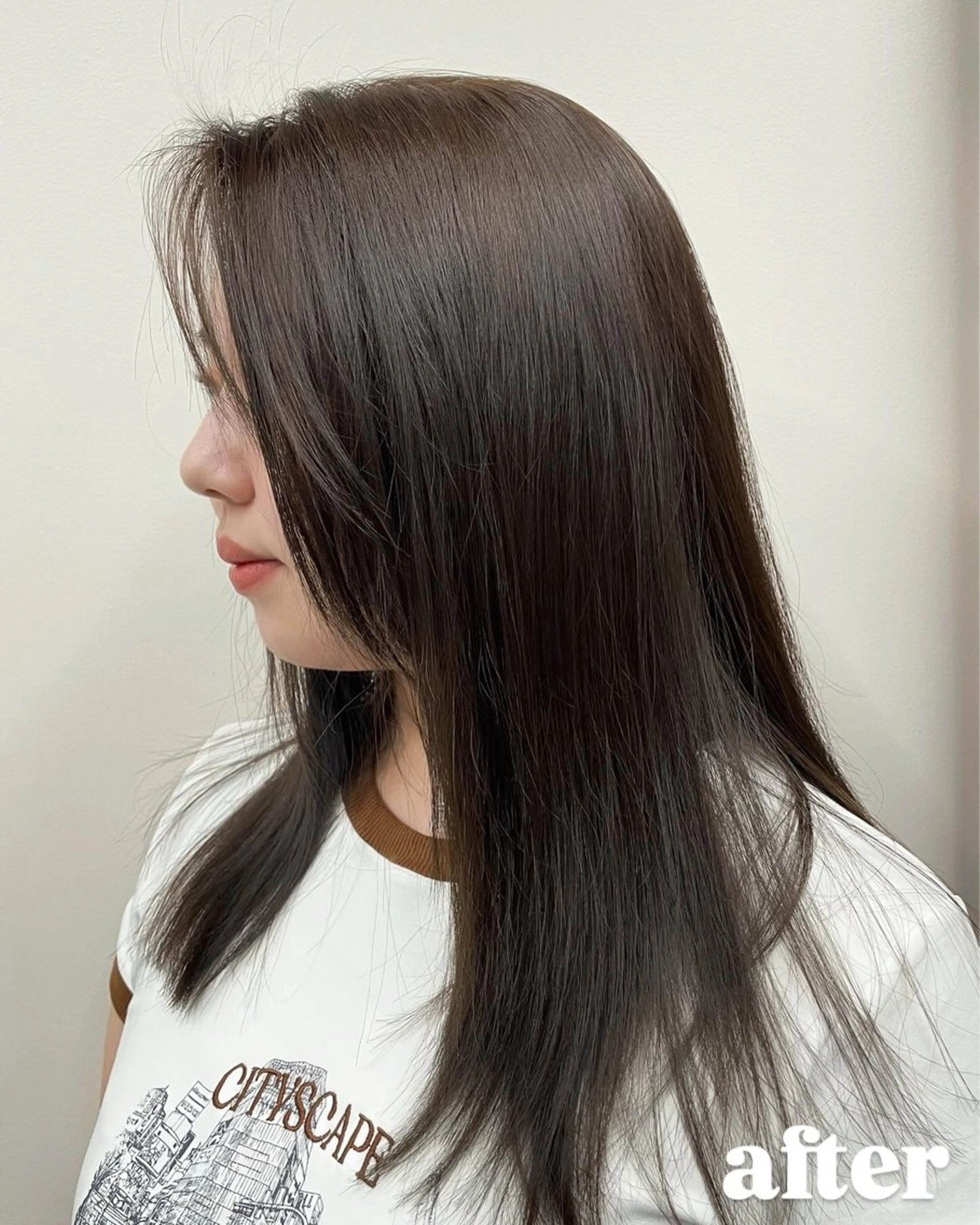 セミロング ブローモデル募集 Manaのヘアスタイル