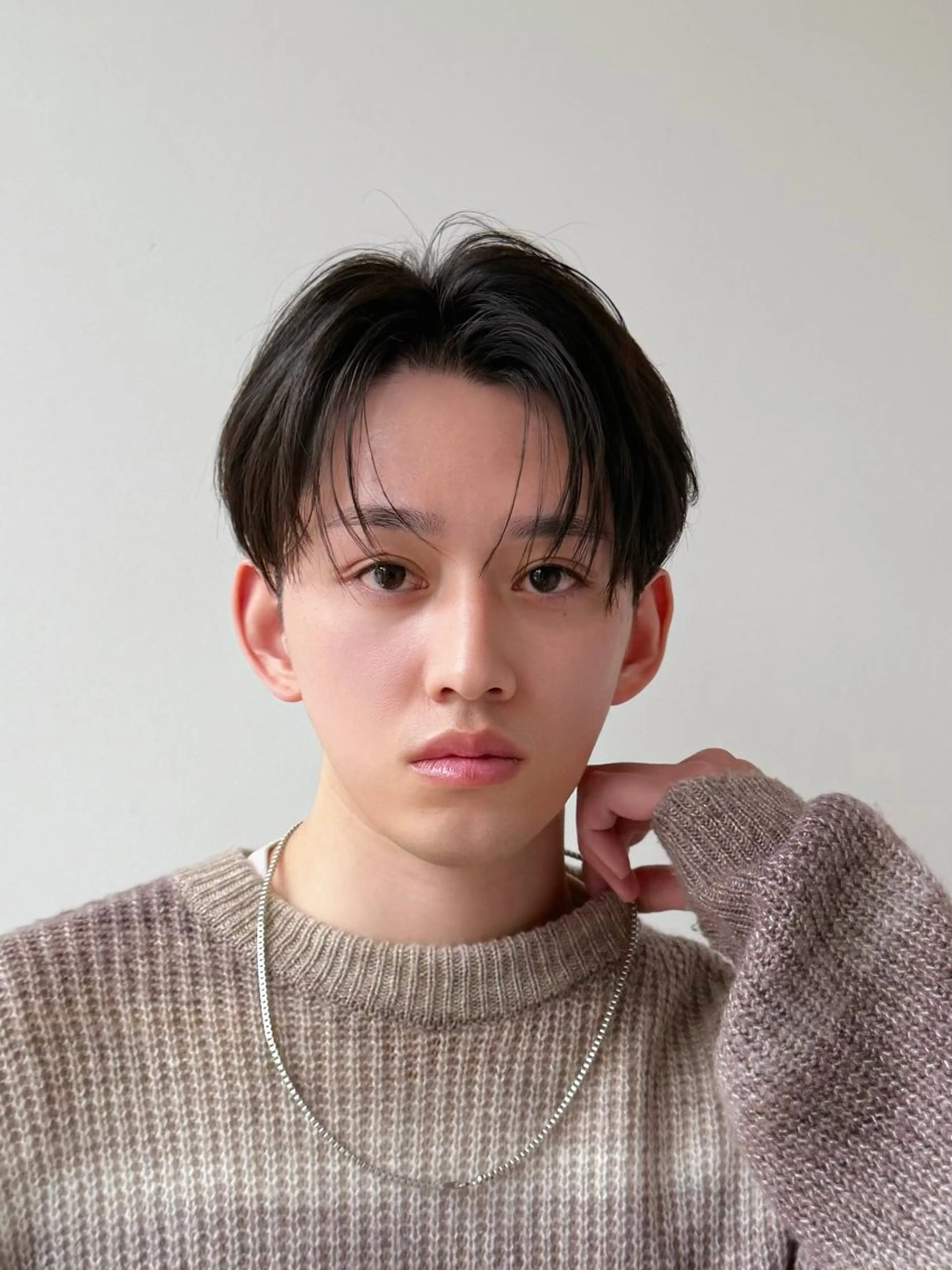 ミディアム パーマ メンズ ミディアムパーマ メンズパーマ ニュアンスパーマ カット パーマ トリートメント ニュアンスパーマ/ フェザーパーマ/平木のヘアスタイル