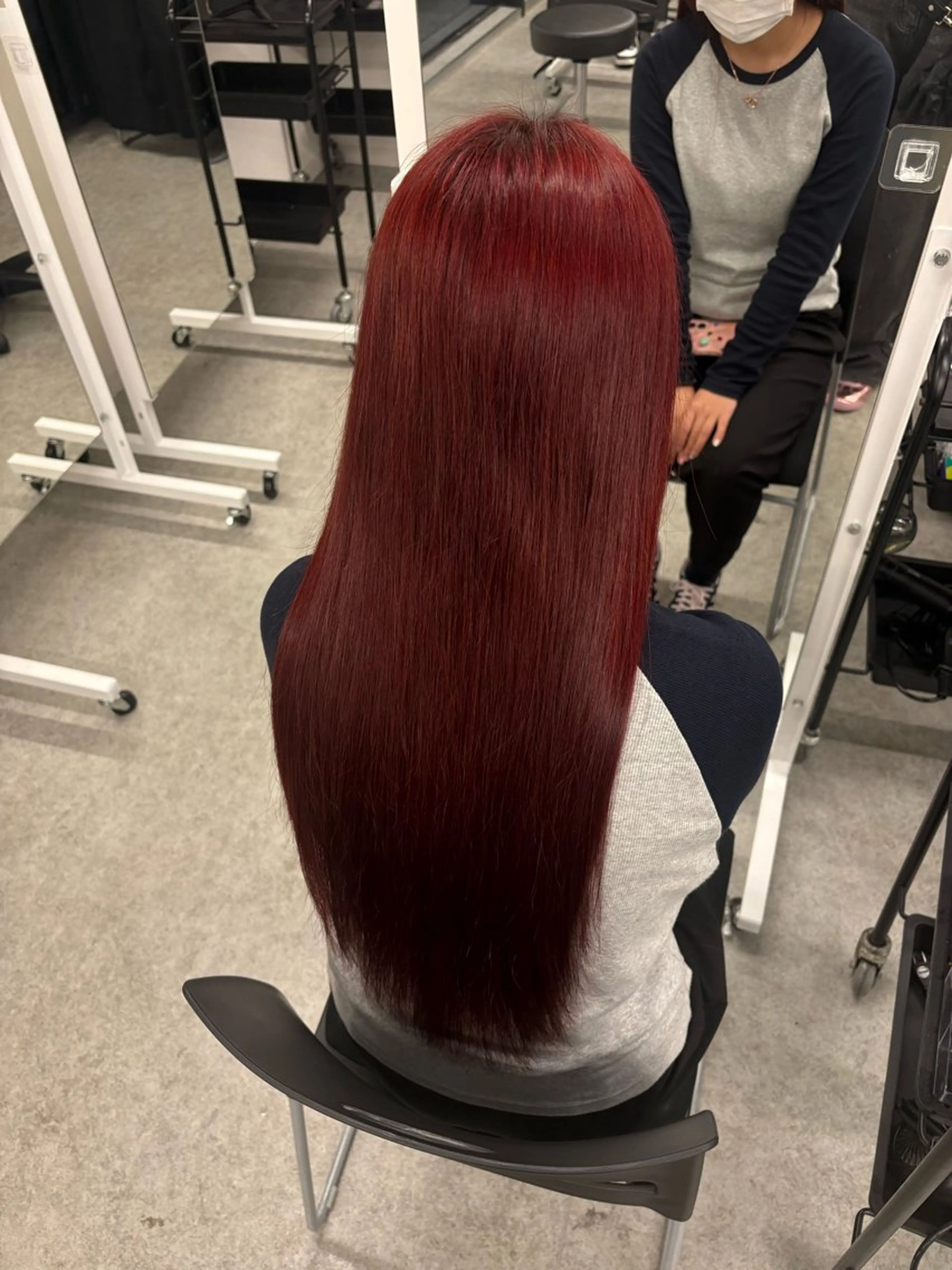 【️ダメージレスでかわいく🫖💭】W color➕髪質改善トリートメント💖の写真