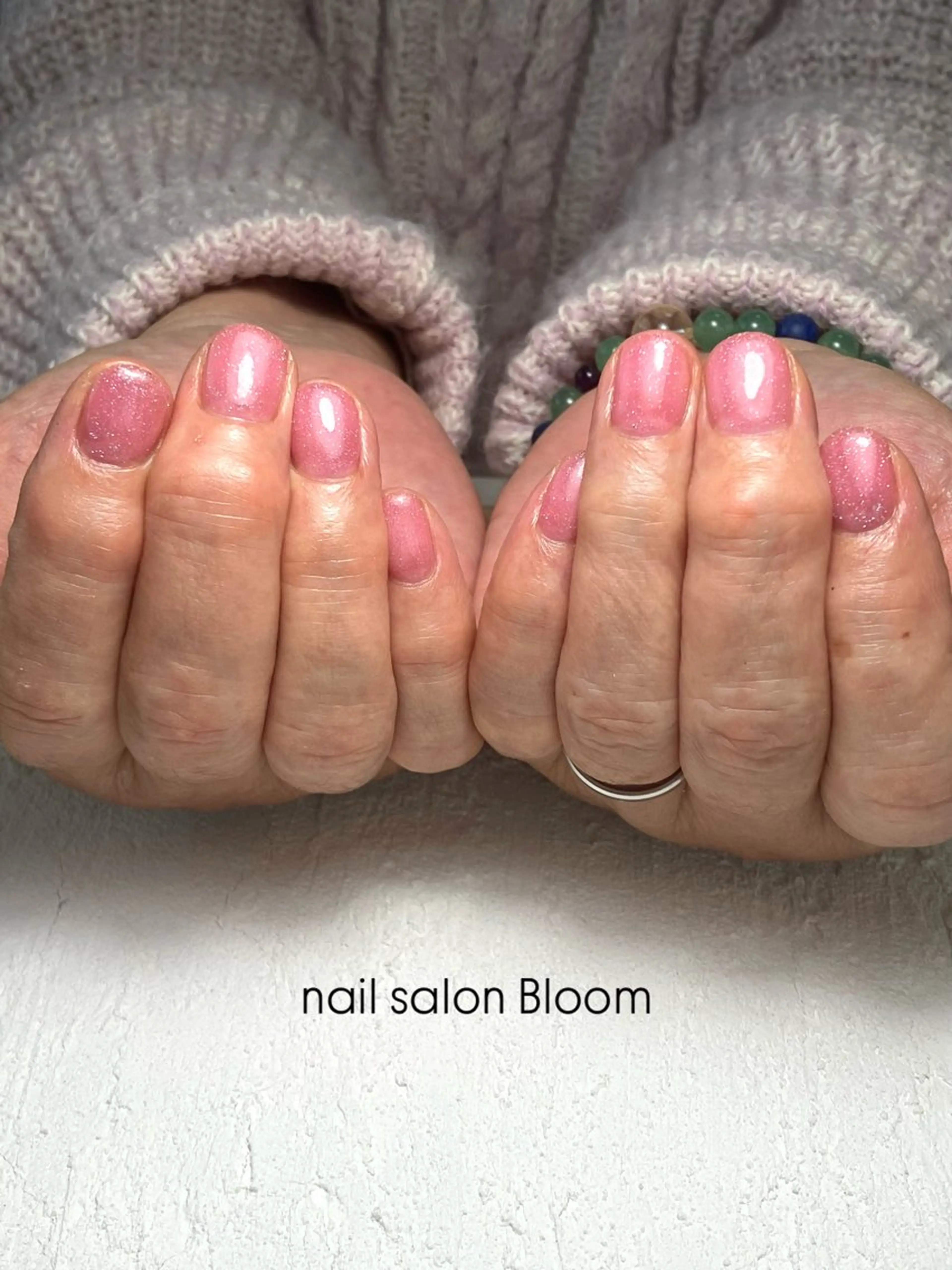 ネイル ワンカラーネイル 自宅サロンBloom 橋本のネイルデザイン