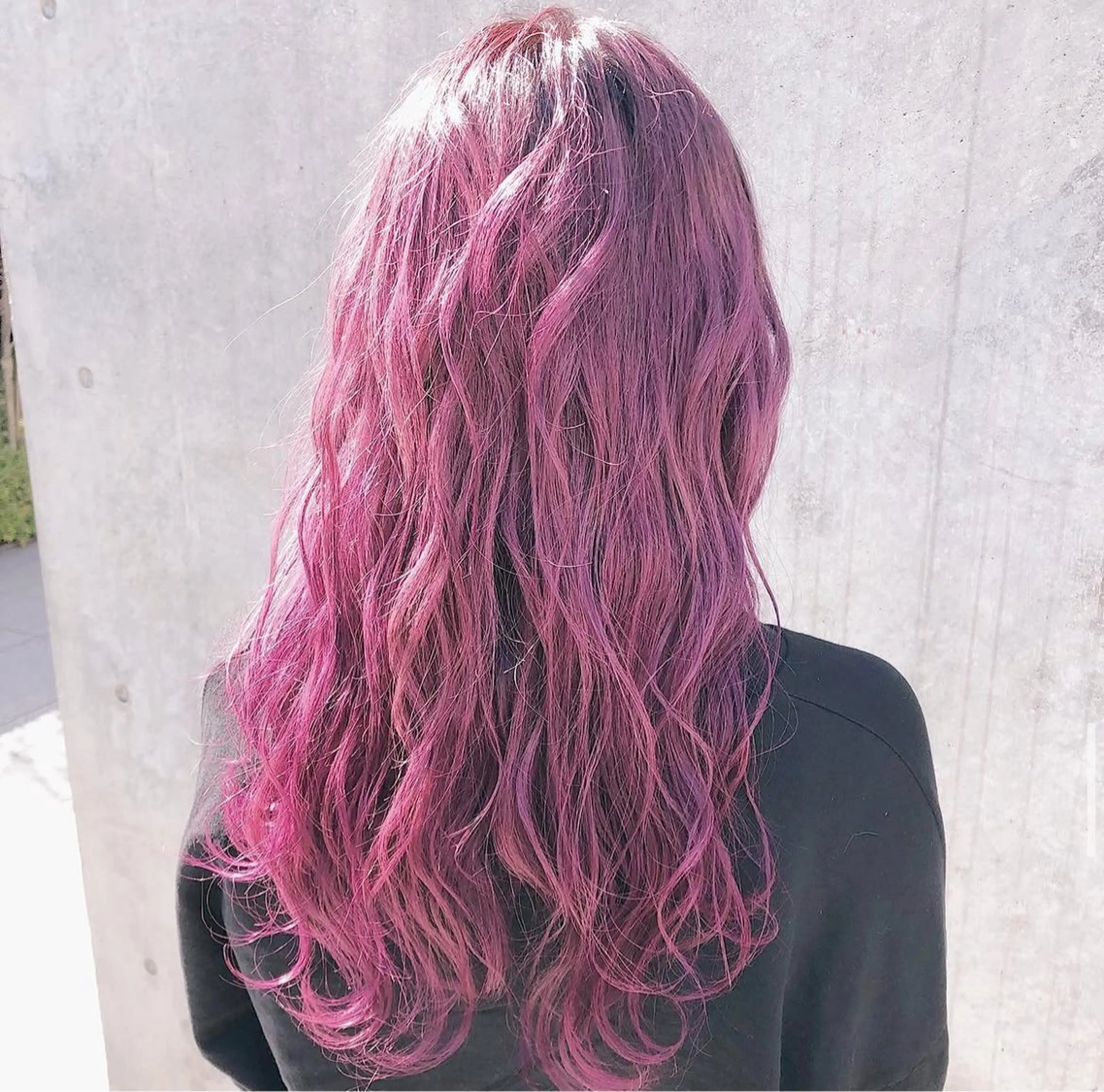 カラー まえの みほのヘアスタイル