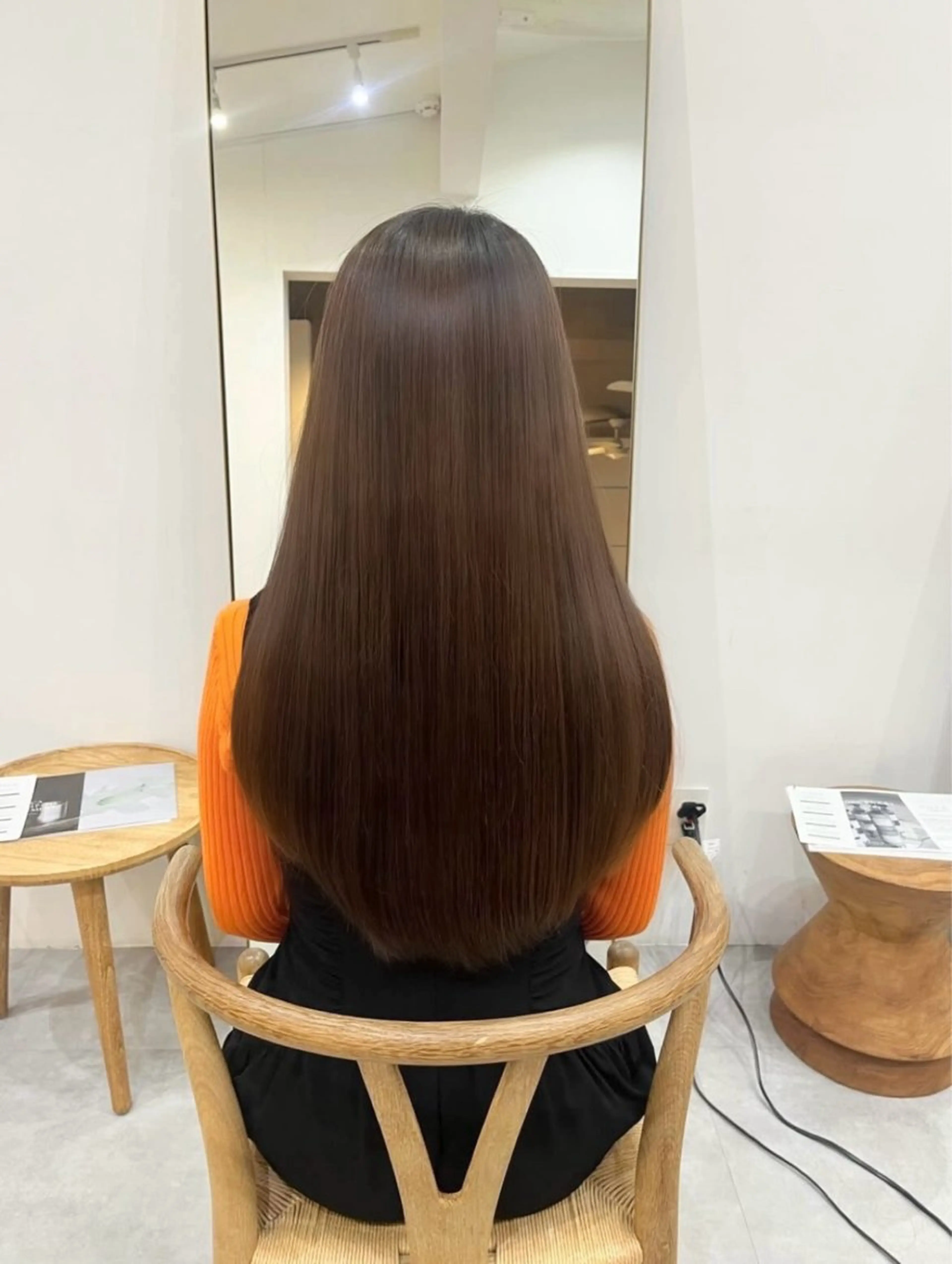 縮毛矯正の写真