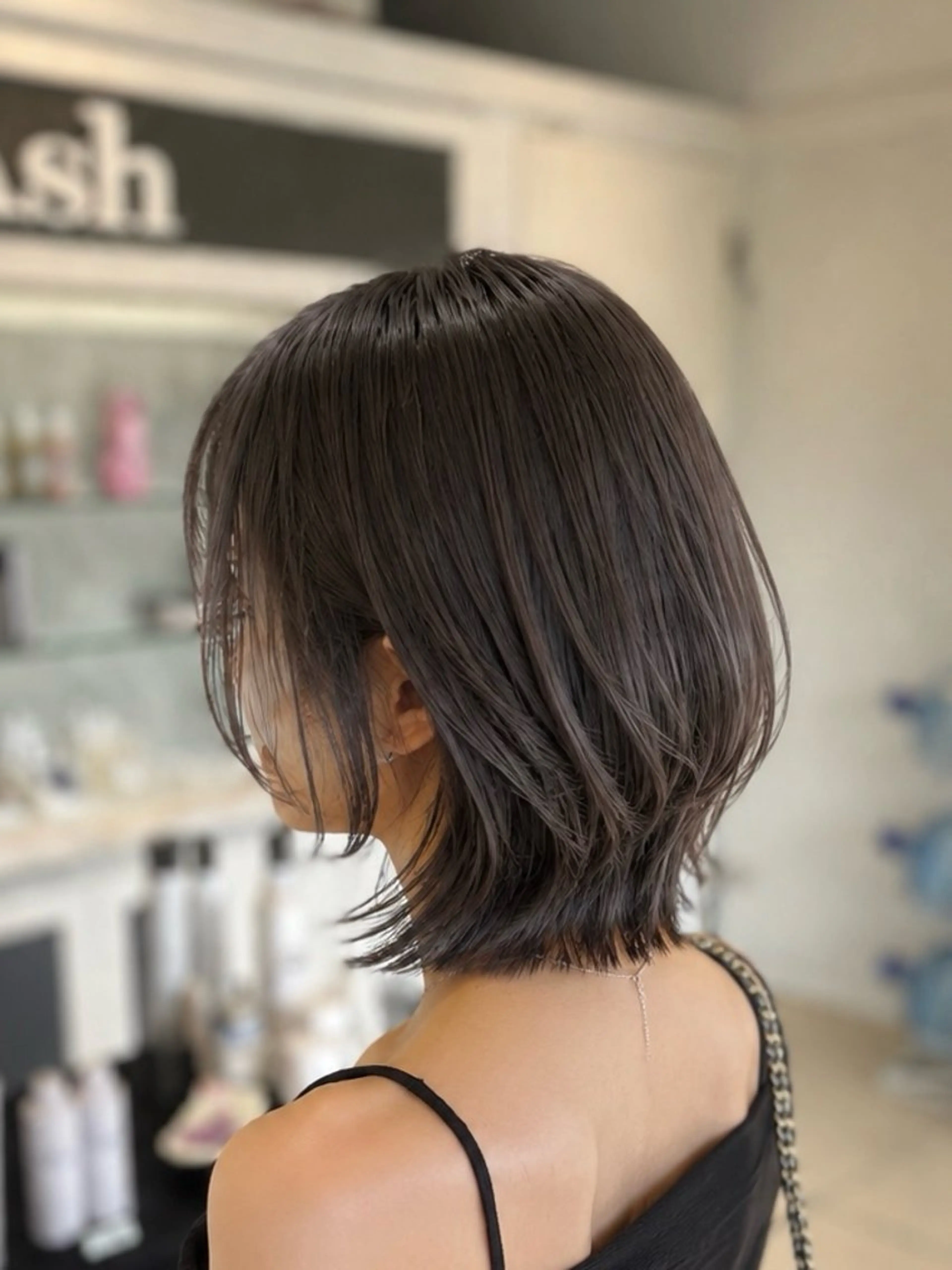 ミディアム カラー カット ヘアカラー トリートメント 金子 直樹のヘアスタイル