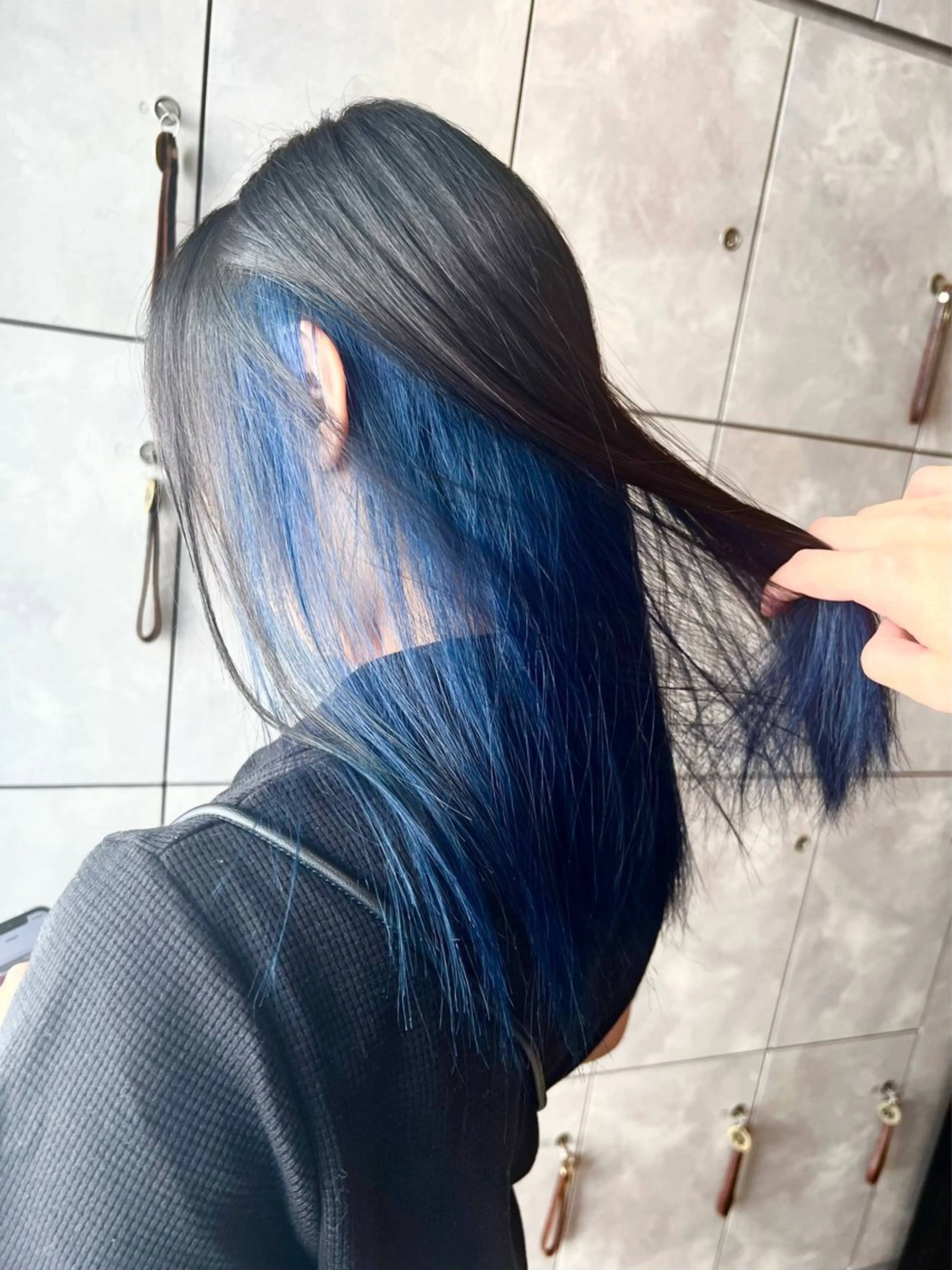 セミロング カラー ヘアカラー トリートメント ヘッドスパ ヘアセット 🌈インナーカラー ‘ショウマ’🌈のヘアスタイル