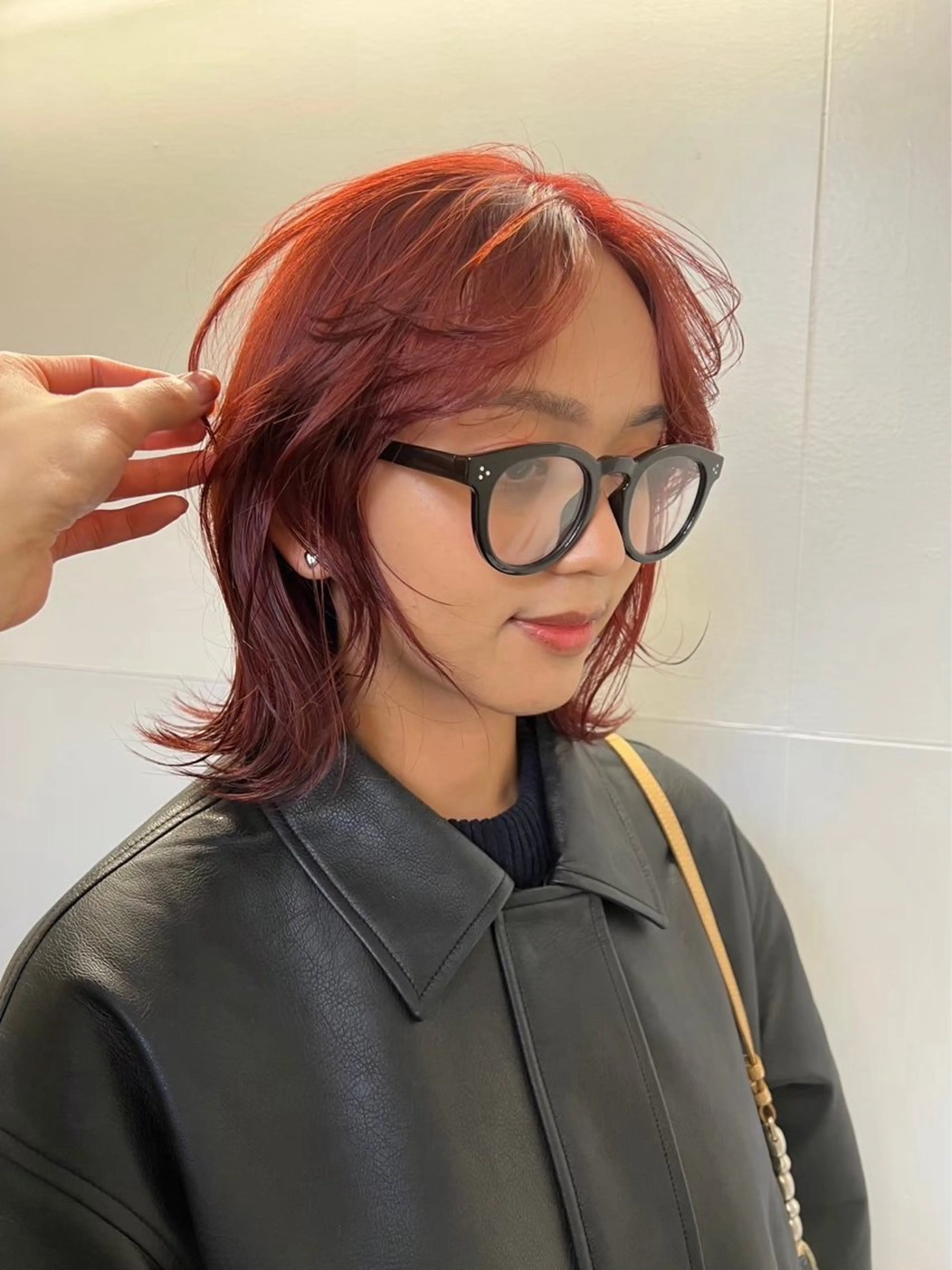 カラー カット ヘアカラー トリートメント ヘアセット レイヤーボブ🎵 ブリーチ/りりのヘアスタイル