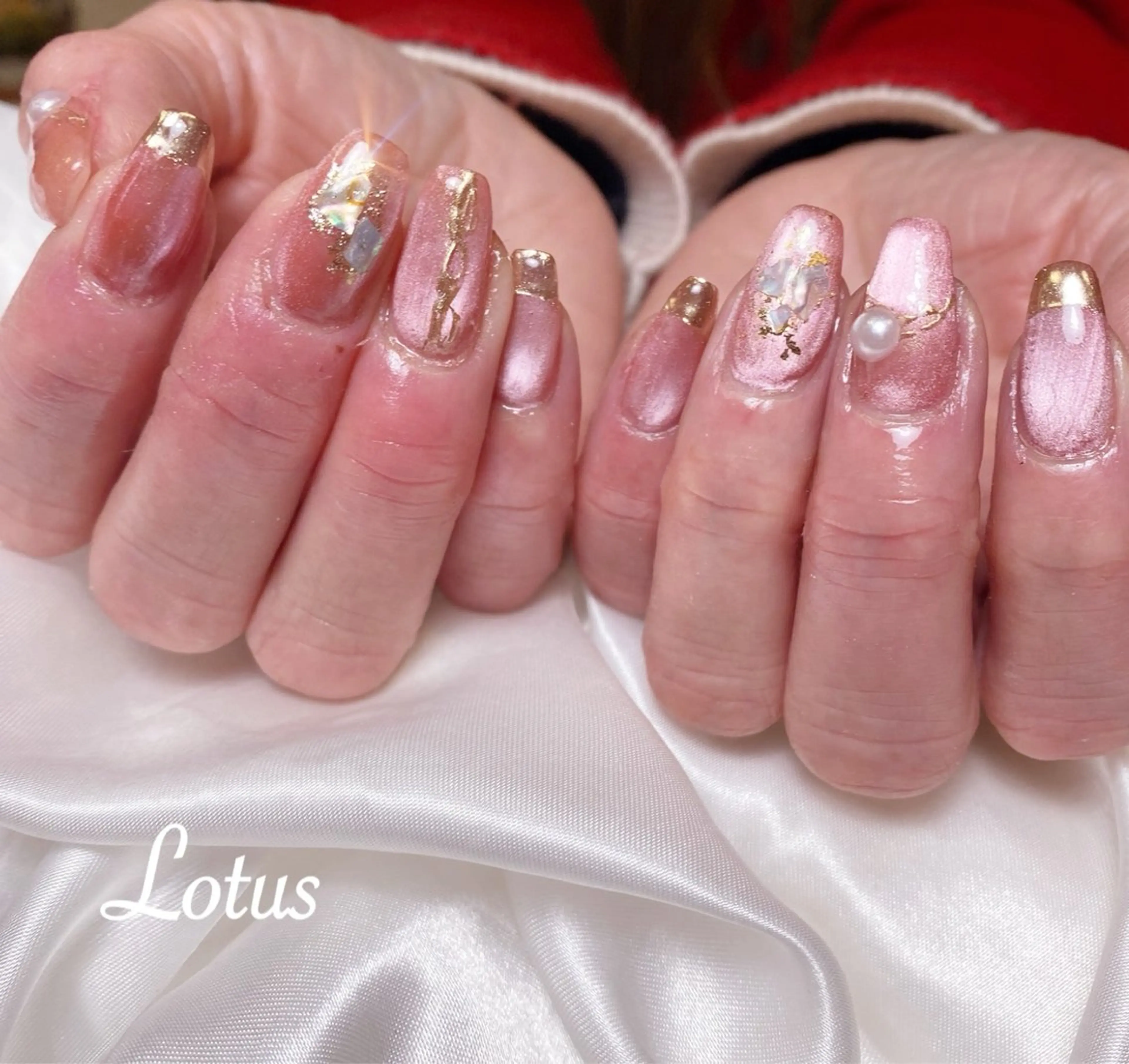 ネイル ハンドネイル ネイル＆脱毛 Lotus🌸のネイルデザイン