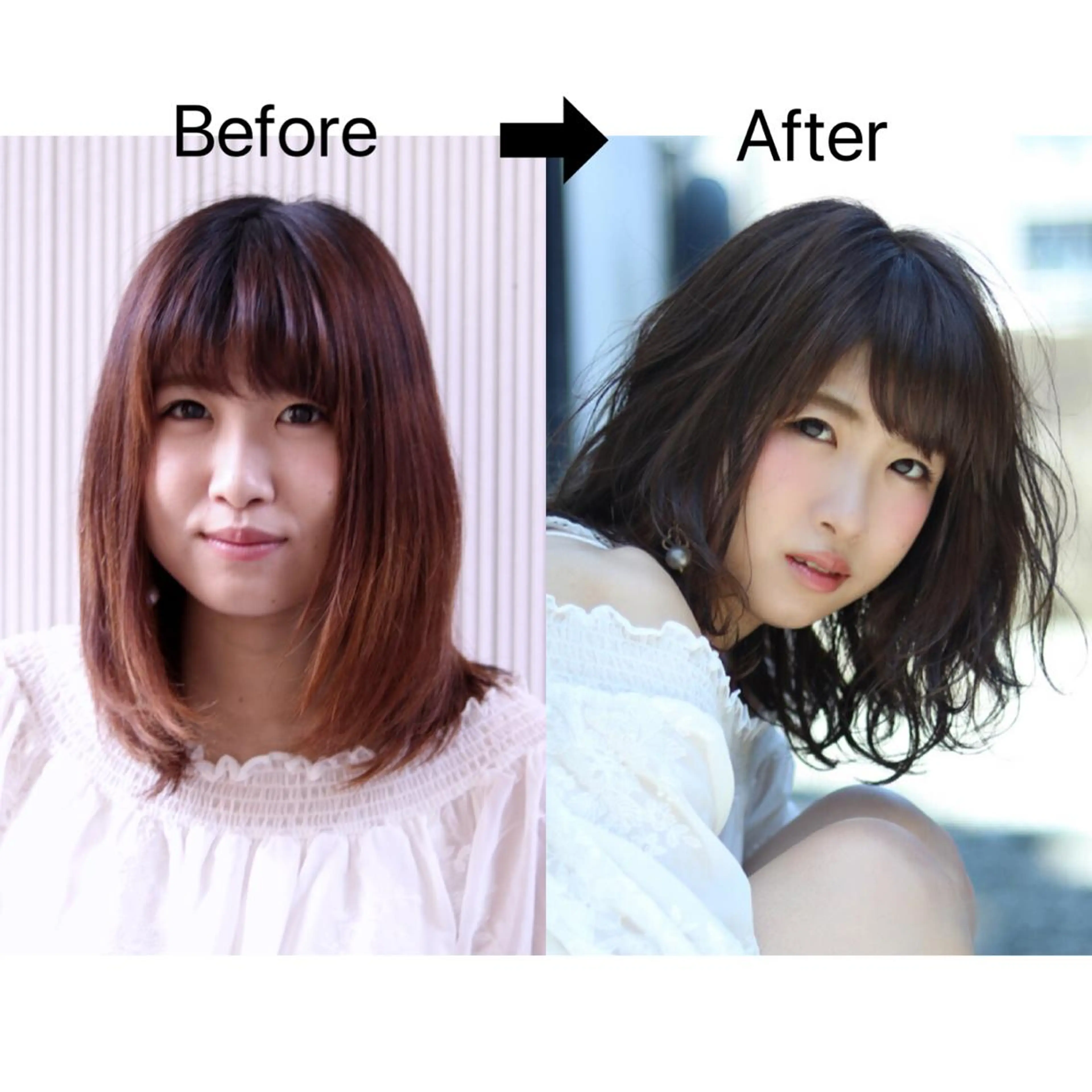 ミディアム カラー 似合わせカット 【 DIPTH 】 代表コウキ🥇のヘアスタイル