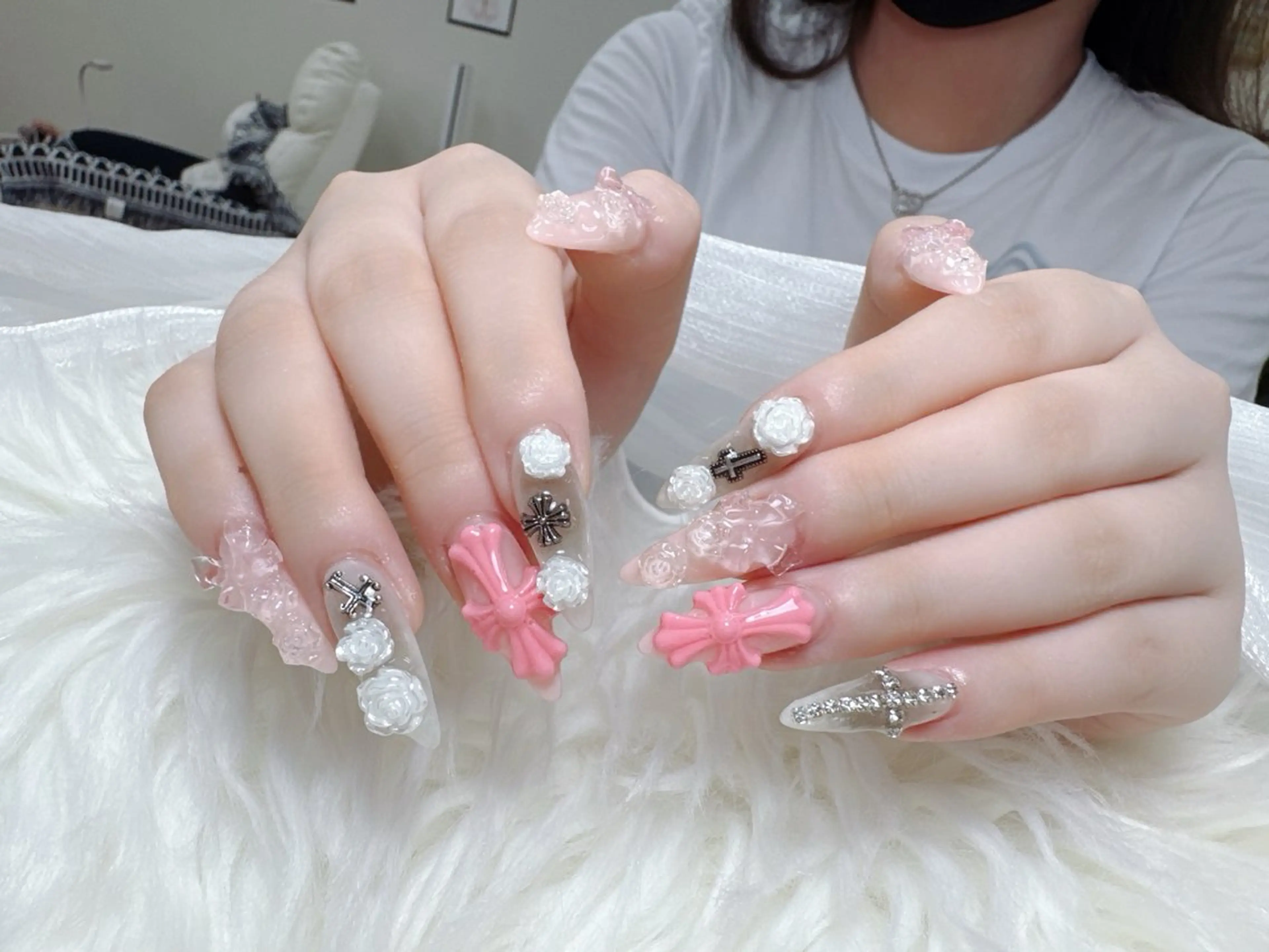 ネイル フレンチネイル グラデーション マグネットネイル ニュアンスネイル オフィスネイル ハンドネイル ハンドケア Hara Nail 【持ち込みOK】のネイルデザイン