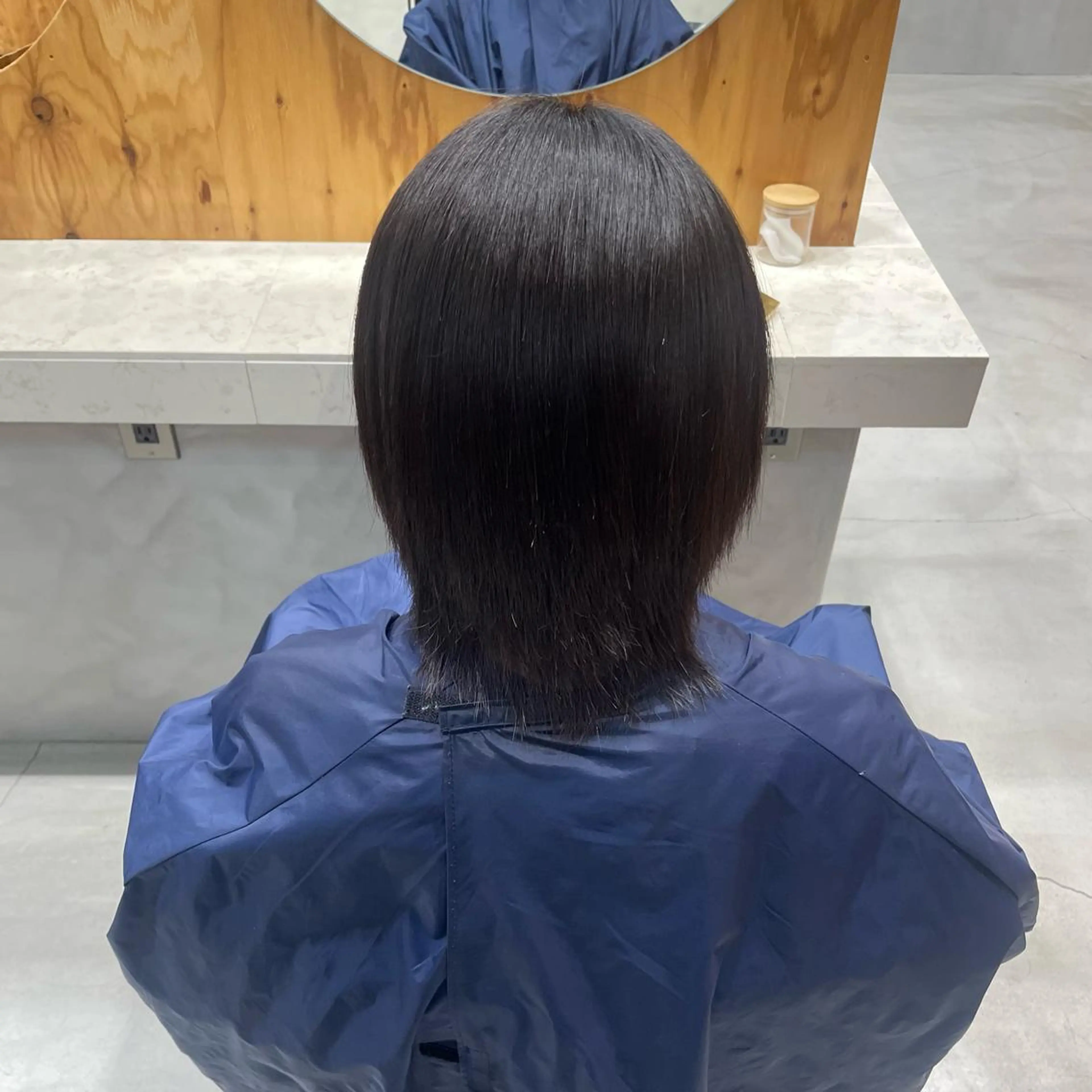 ショート 縮毛矯正 U リオナのヘアスタイル