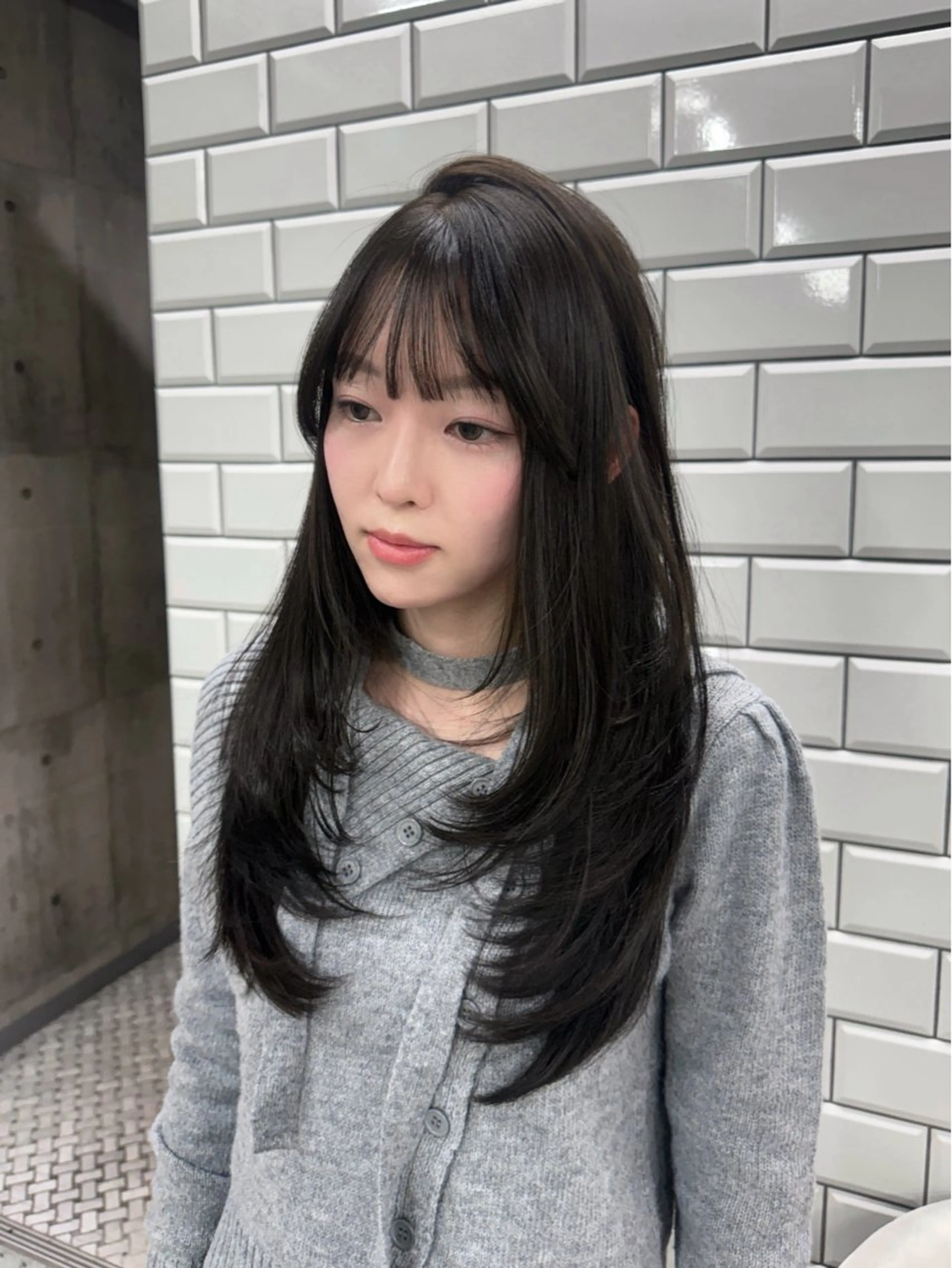 ロング カット ヘアカラー トリートメント ayano /レイヤー/艶カラーのヘアスタイル