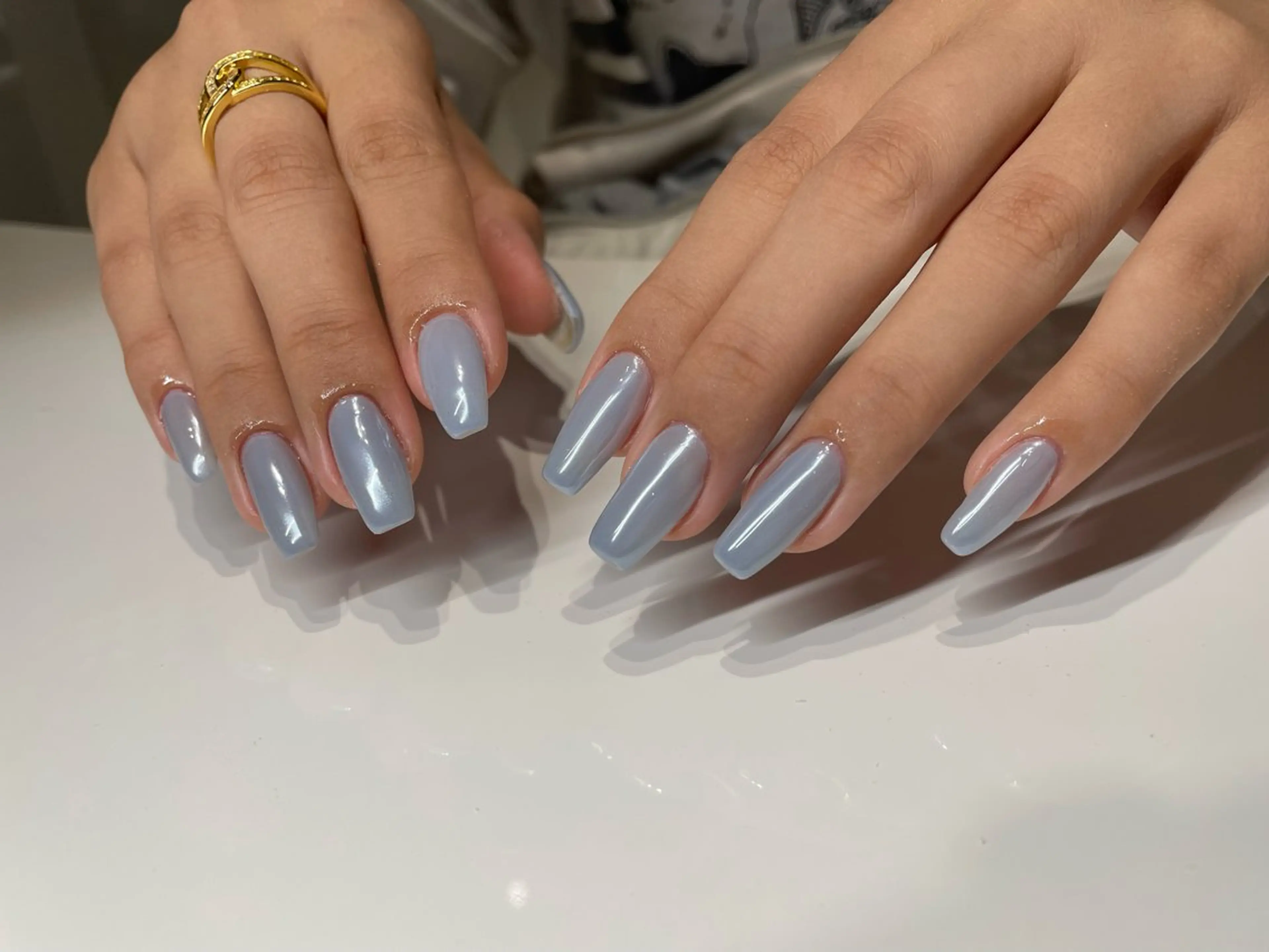 ネイル オーロラネイル ハンドネイル Nailsalon Puttiのネイルデザイン